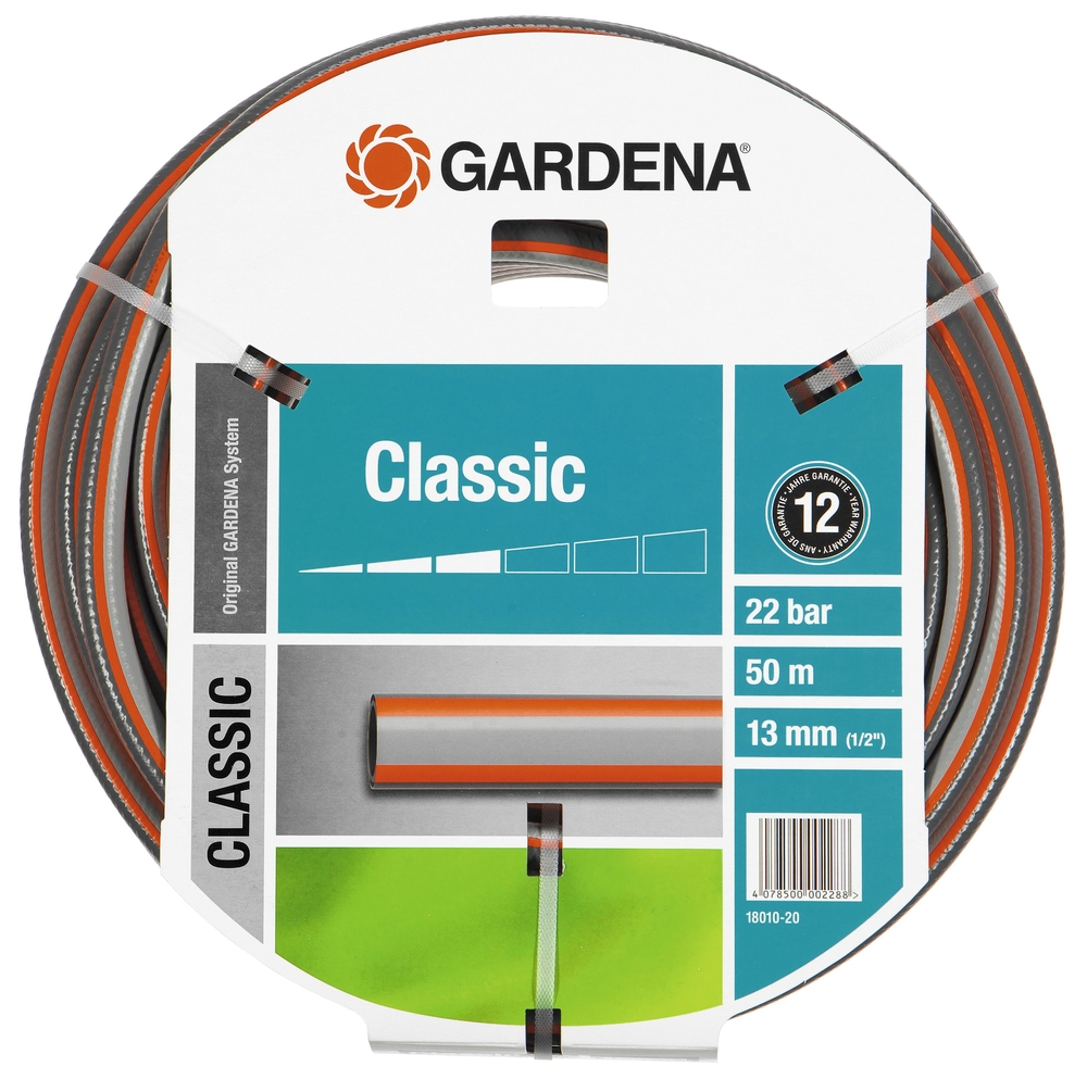 GARDENA Classic Schlauch 13 mm (1/2") 50m ohne Systemteile
