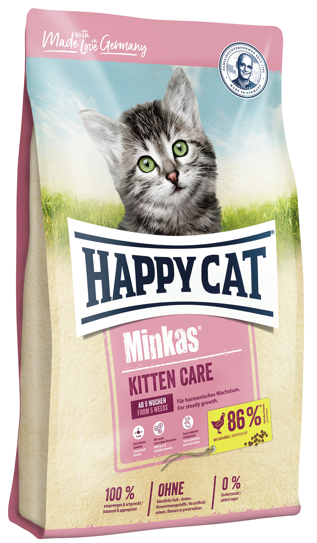  - MÜNSTER HC Minkas Kitten Care Geflügel 1,5kg 