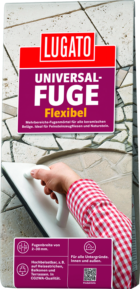 LUGATO CHEMIE Universal-Fuge flexibel granitgrau 5 kg 