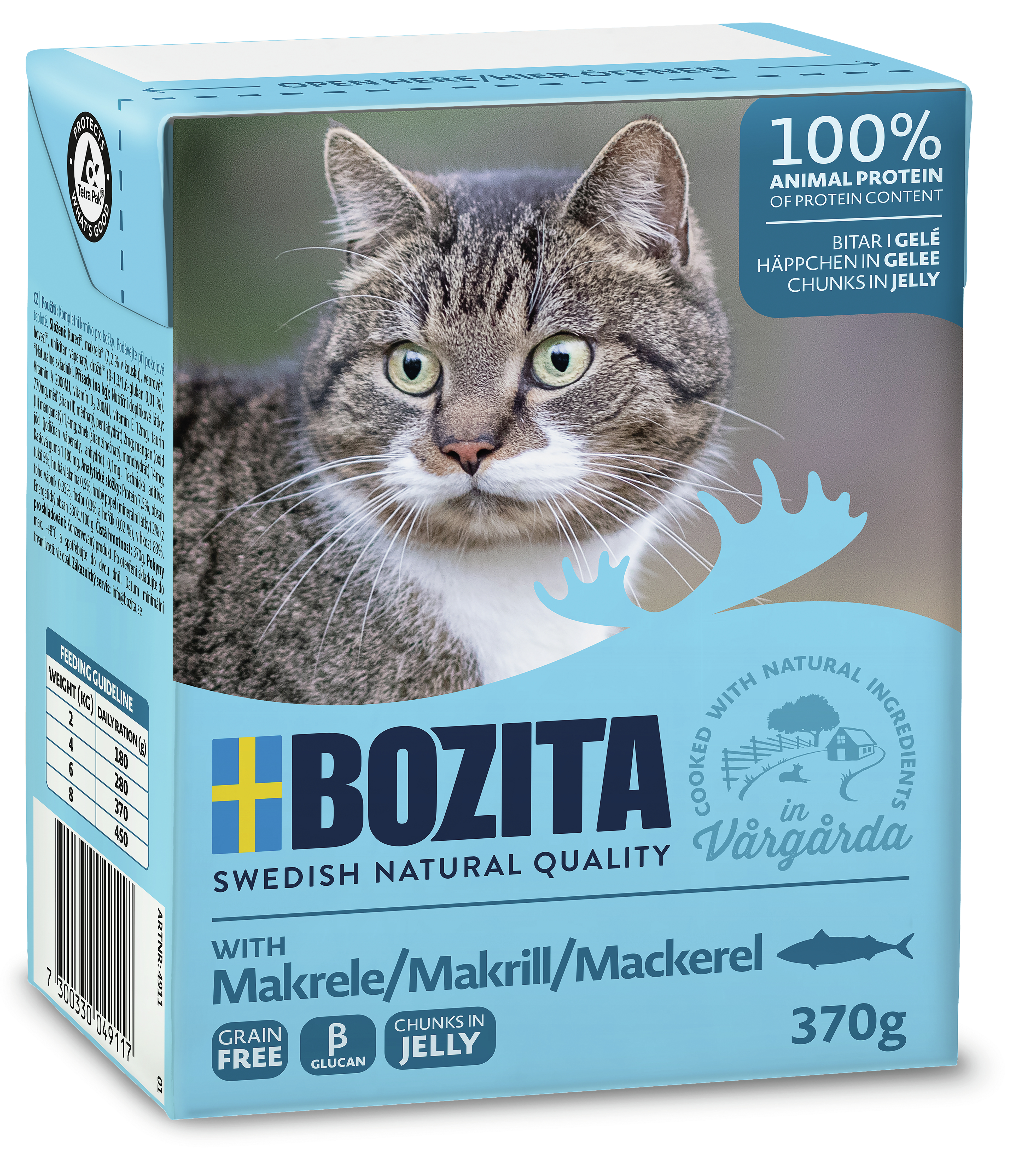  - MÜNSTER Boz Cat TP Häpp. Ge. Makrele 370g Tetra Pack