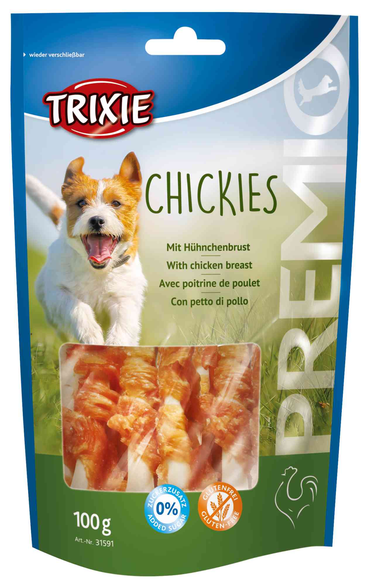 TRIXIE HEIMTIERBEDARF Premio Chickies 100g Hund