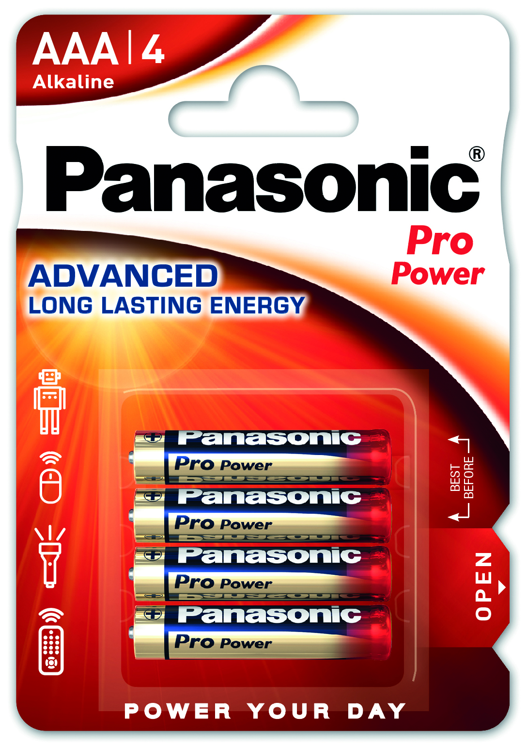  - SALZ Batterie Panas.Pro Power Micro AAA LR03 B4