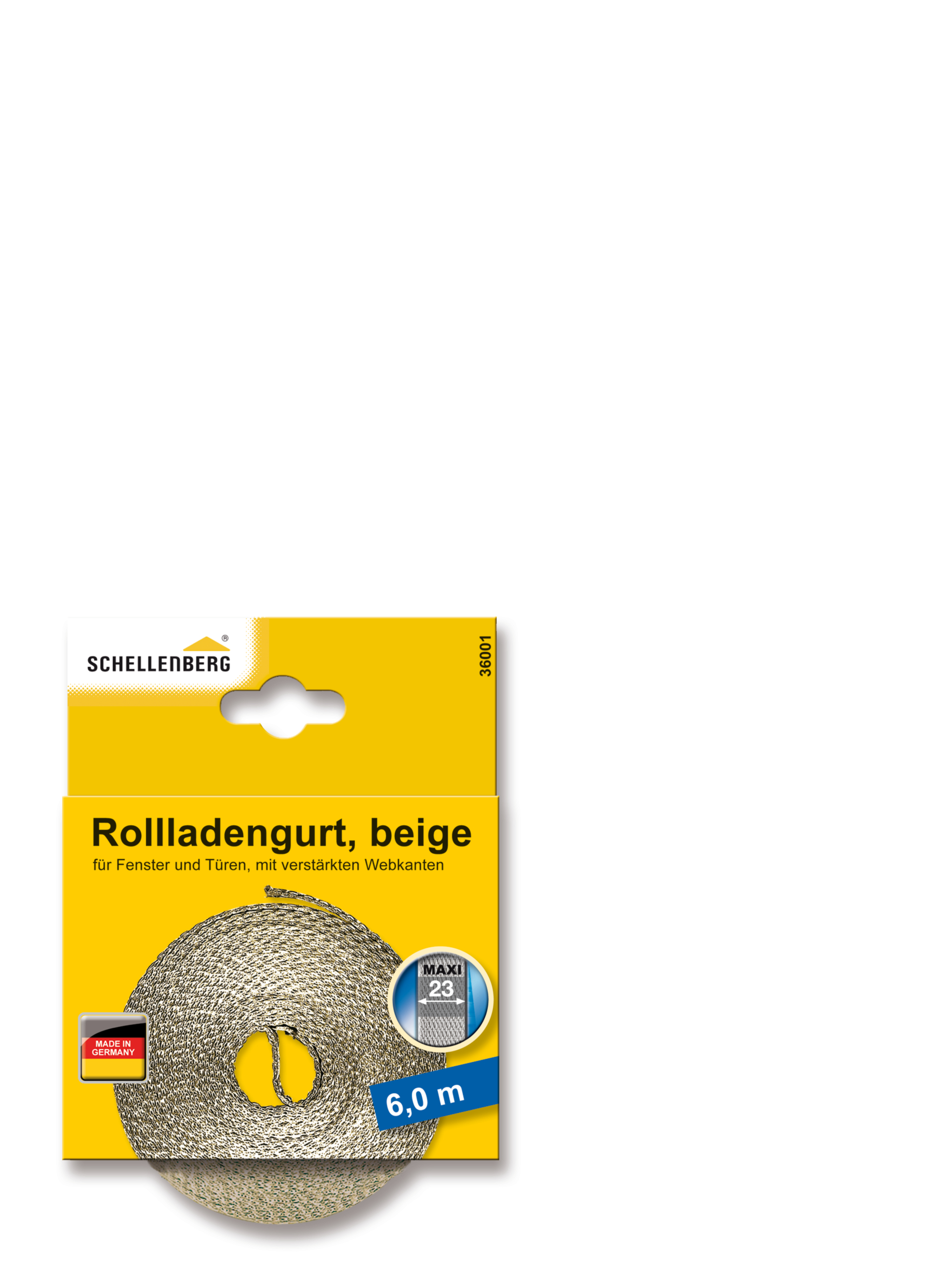 SCHELLENBERG Rollladengurt 23 mm/6,0 m beige 