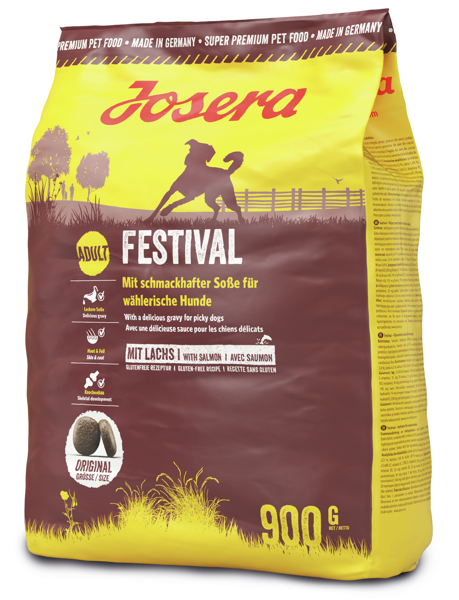 GRUNER Josera Festival 900g Hundefutter Super Premium - KEINE DISPO
