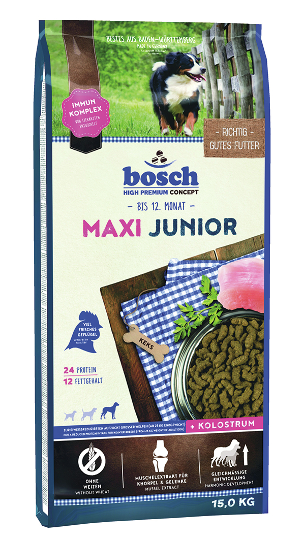BTG BETEILIGUNGS GMBH Bosch Dog Maxi Junior 15kg 