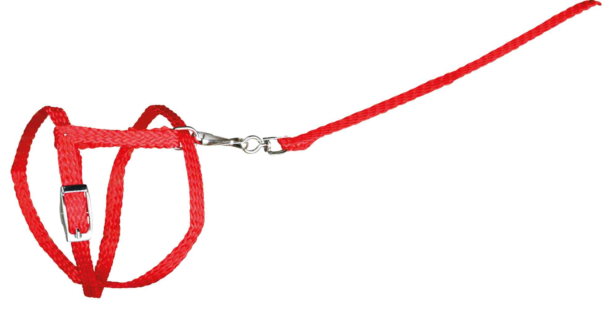 TRIXIE HEIMTIERBEDARF Kleintier-Garnitur mit Leine Nylon 8mm Nager