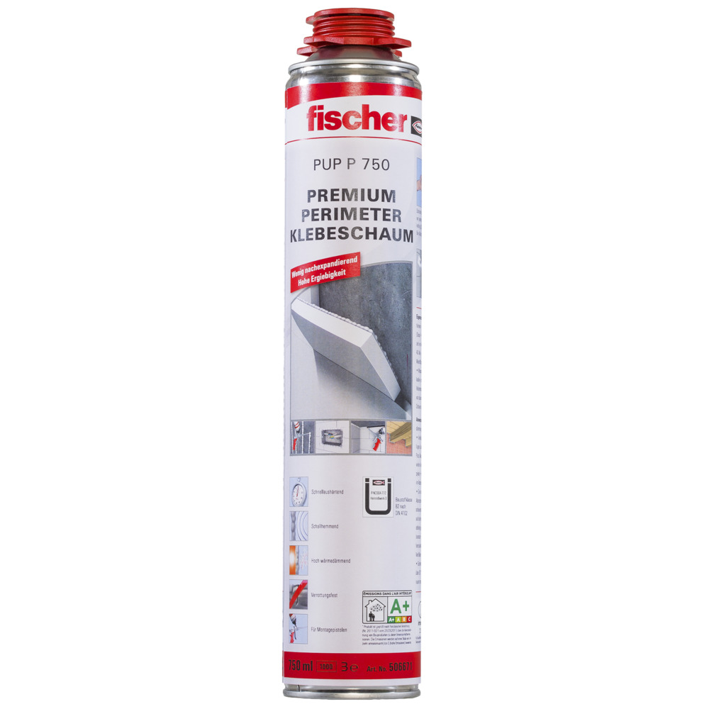 FISCHER Perimeterklebeschaum PUP P 750 B2 750 ml 