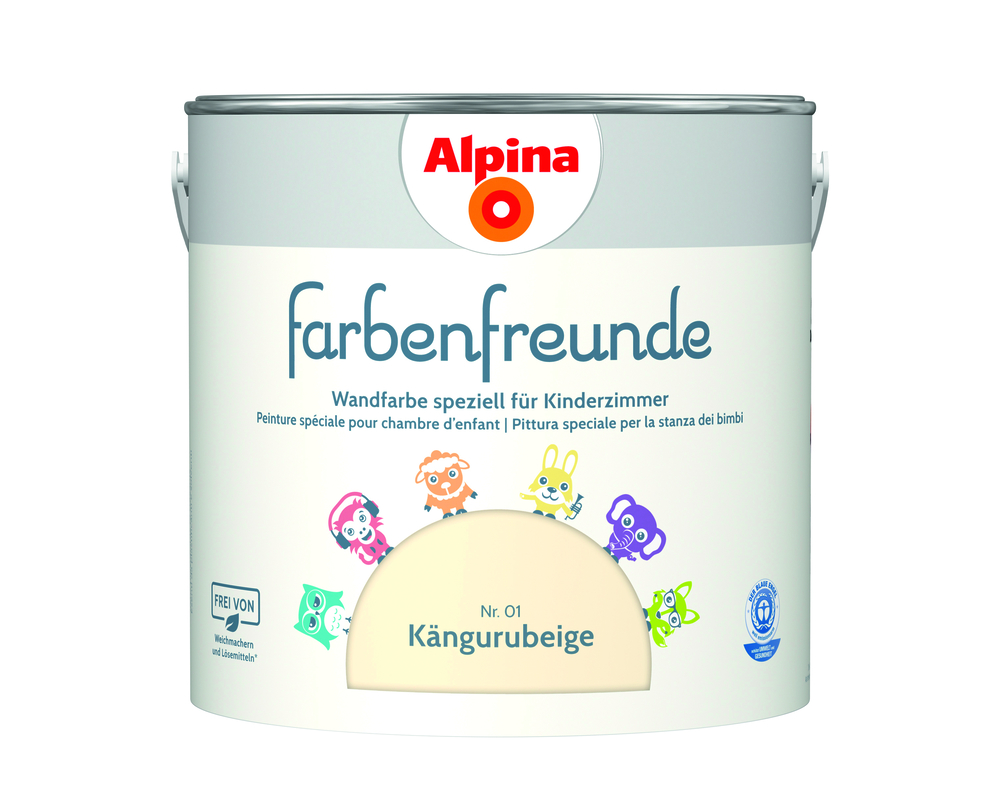 ALPINA FARBEN Wandfarbe Kängerubeige 2,5L Alpina Farbenfreunde