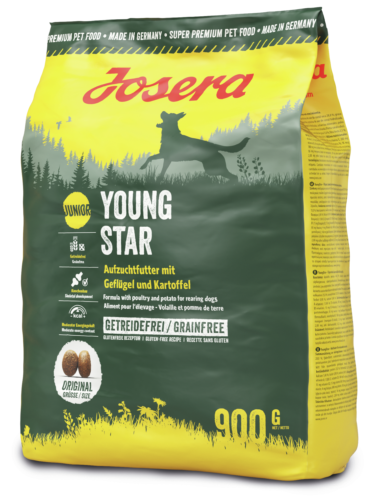 GRUNER Josera YoungStar 900g Hundefutter Super Premium - KEINE DISPO