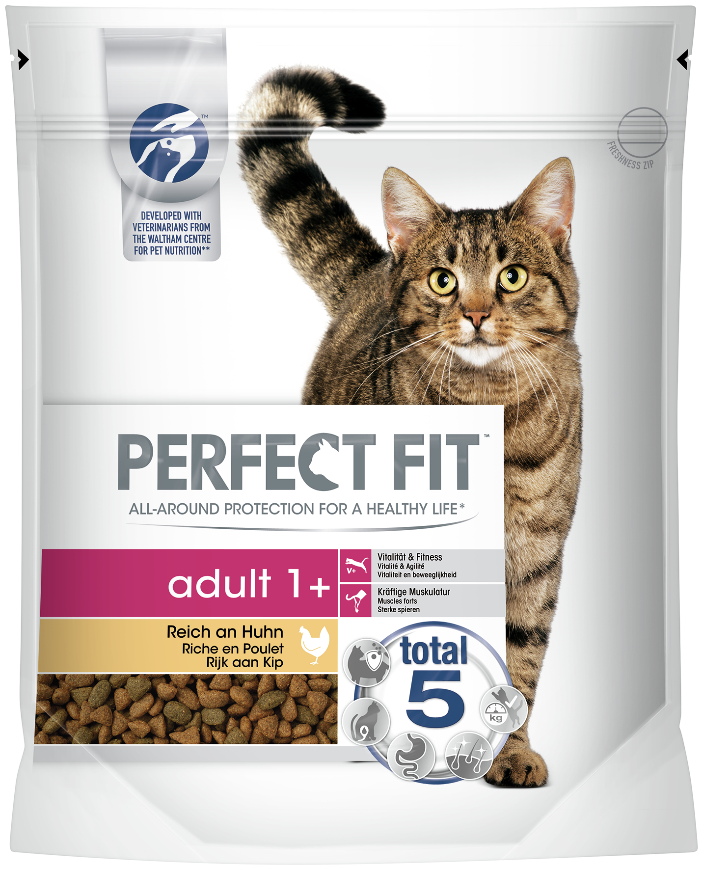 BTG BETEILIGUNGS GMBH PerFit Cat Adult 1+ reich an Huhn 750g 