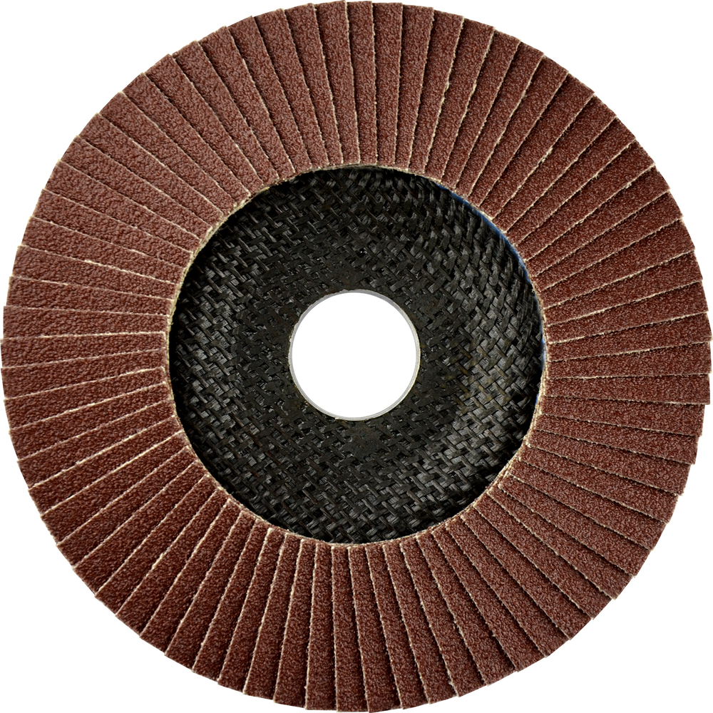 DRONCO Fächerscheibe Alox Power 120 125x22,23mm bombiert