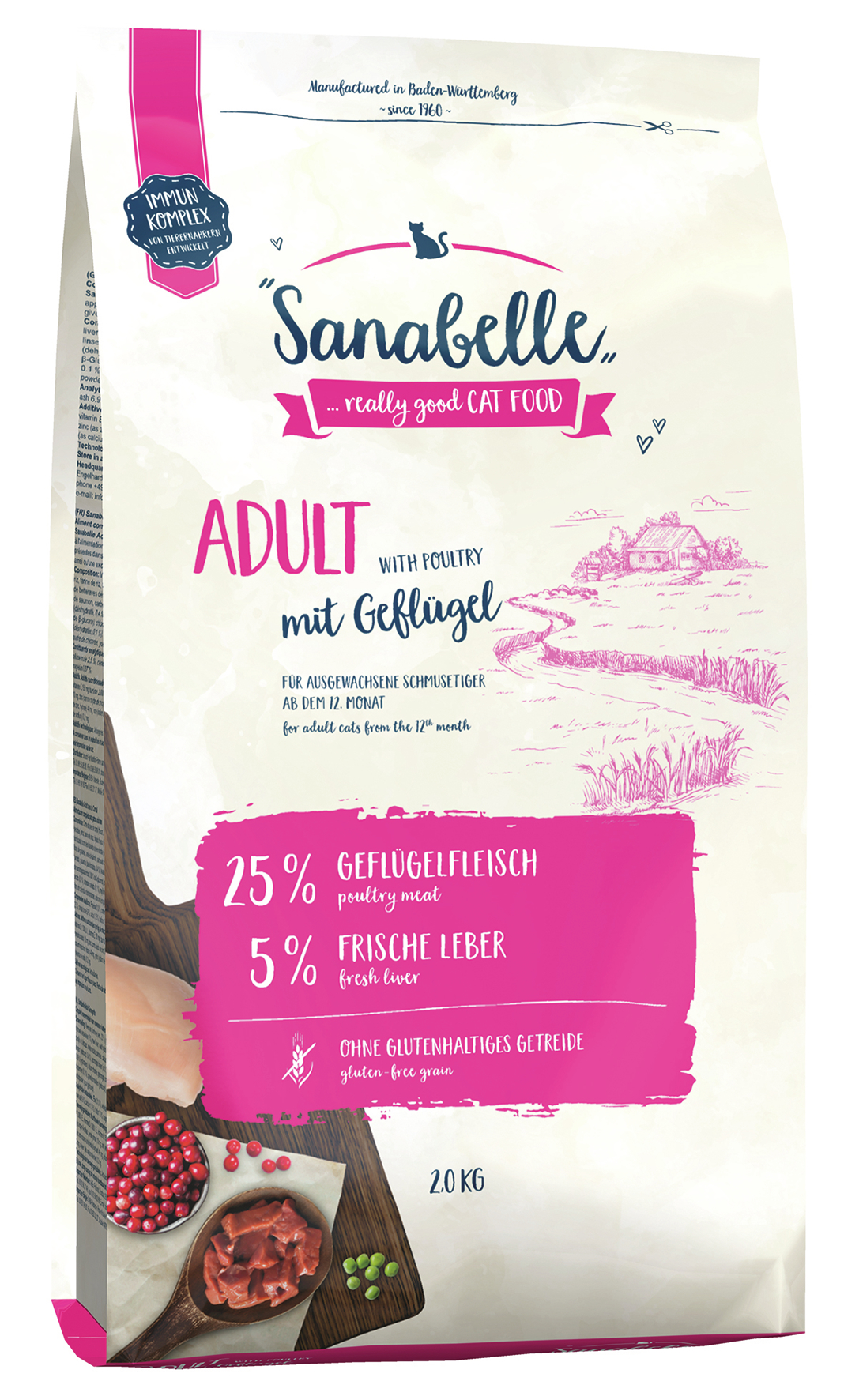  - MÜNSTER Bos. Cat Sanabelle Adult Geflügel 2 kg 