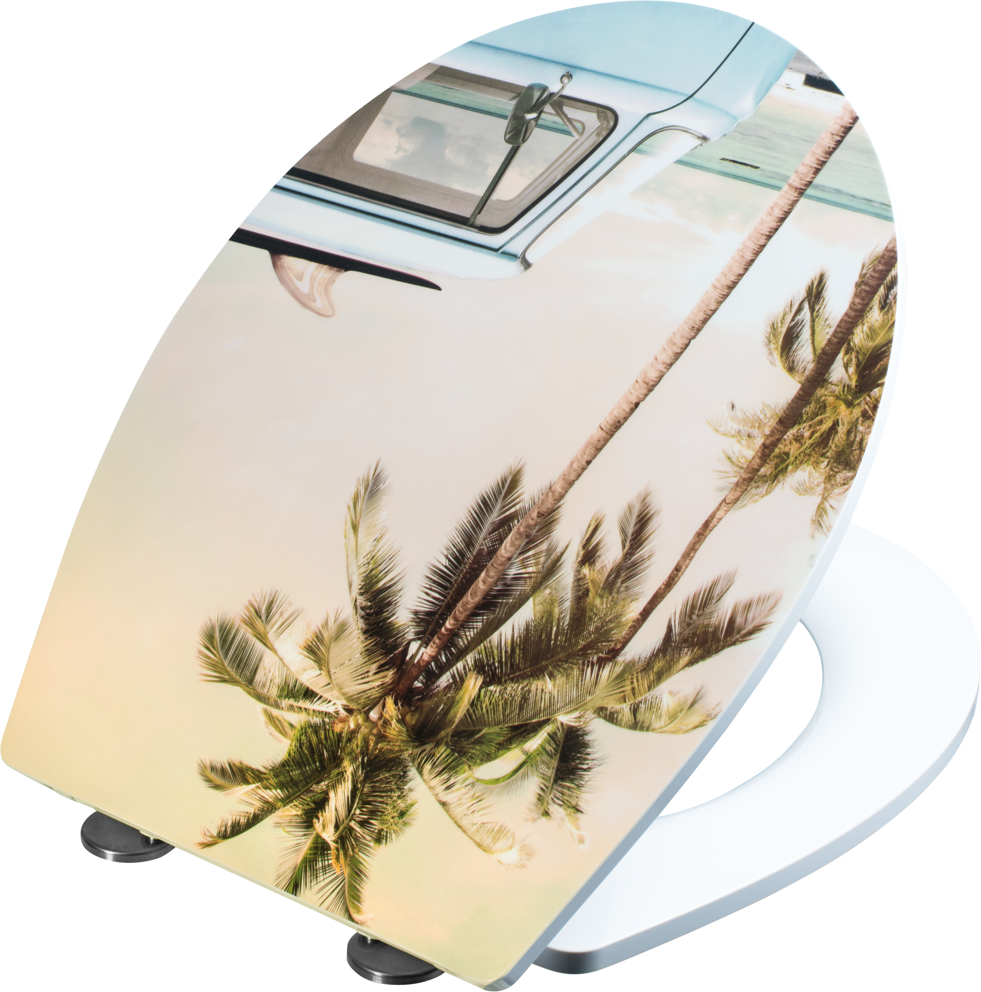 CONMETALL WC-Sitz Duroplast Slim Retro Bus 