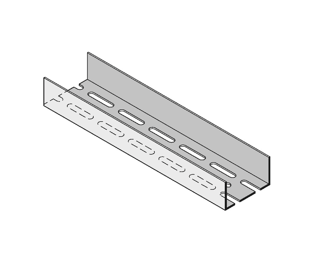 KNAUF GIPS, MARMORIT Knauf UA-Profil 75x40x2mm 5000mm mit zweireihiger Lochung