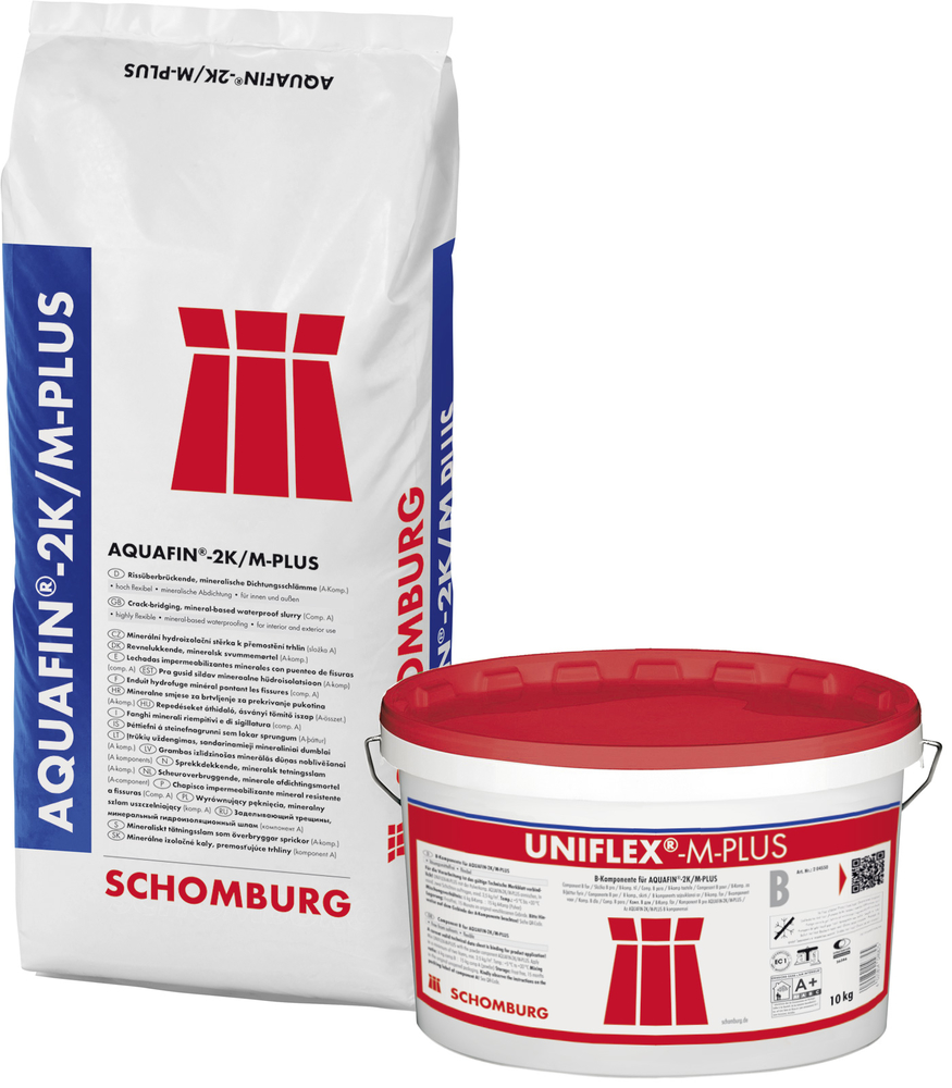 SCHOMBURG AQUAFIN-2K/M-PLUS 2K 21kg Mineralische Dichtungsschlämme