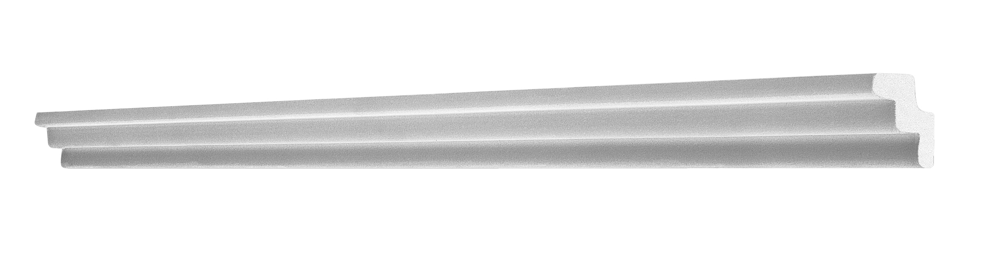 SAARPOR Zierprofil extrudiert A30 weiß 1m 