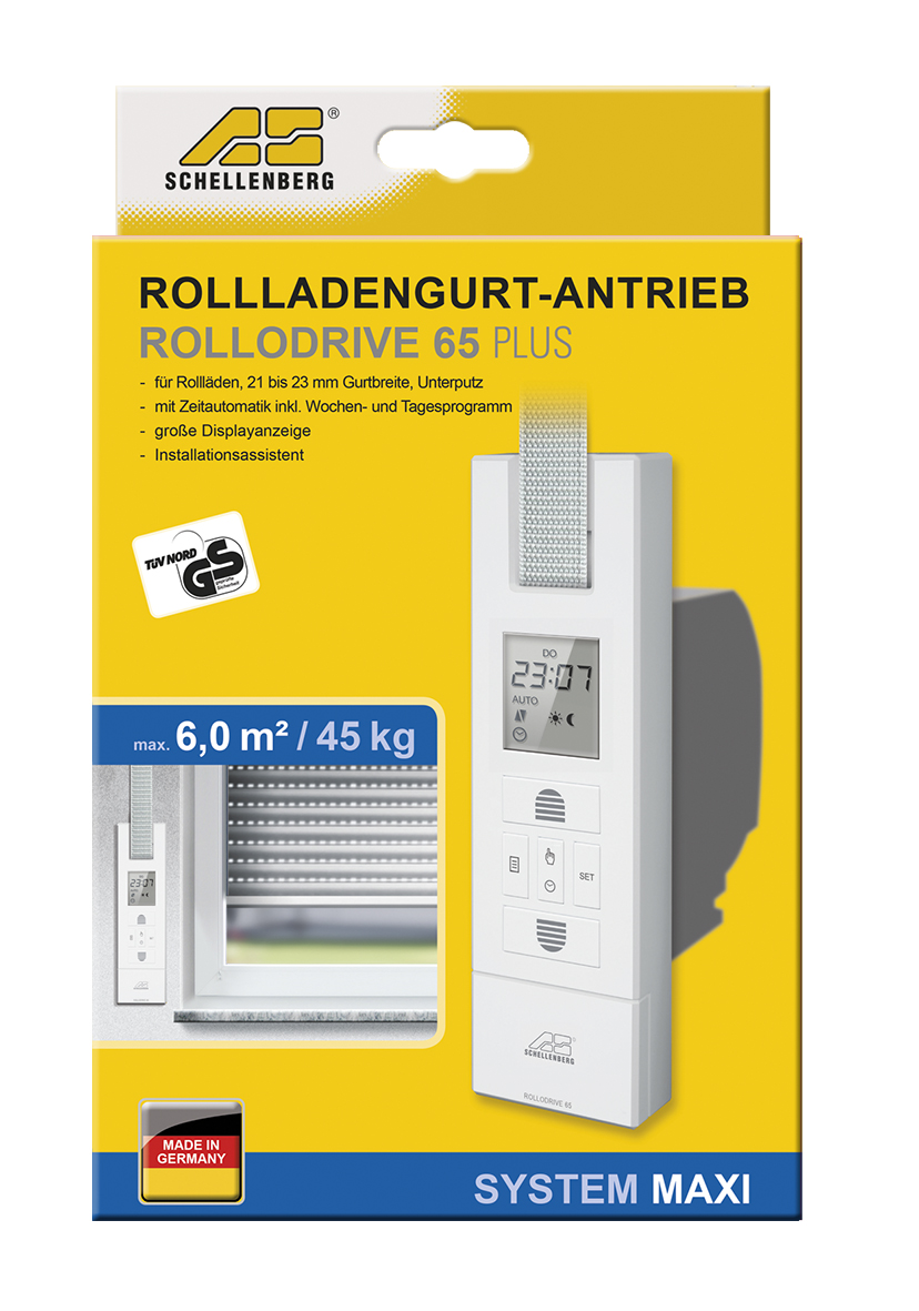 SCHELLENBERG Rollladengurt-Antrieb RD65 Plus 