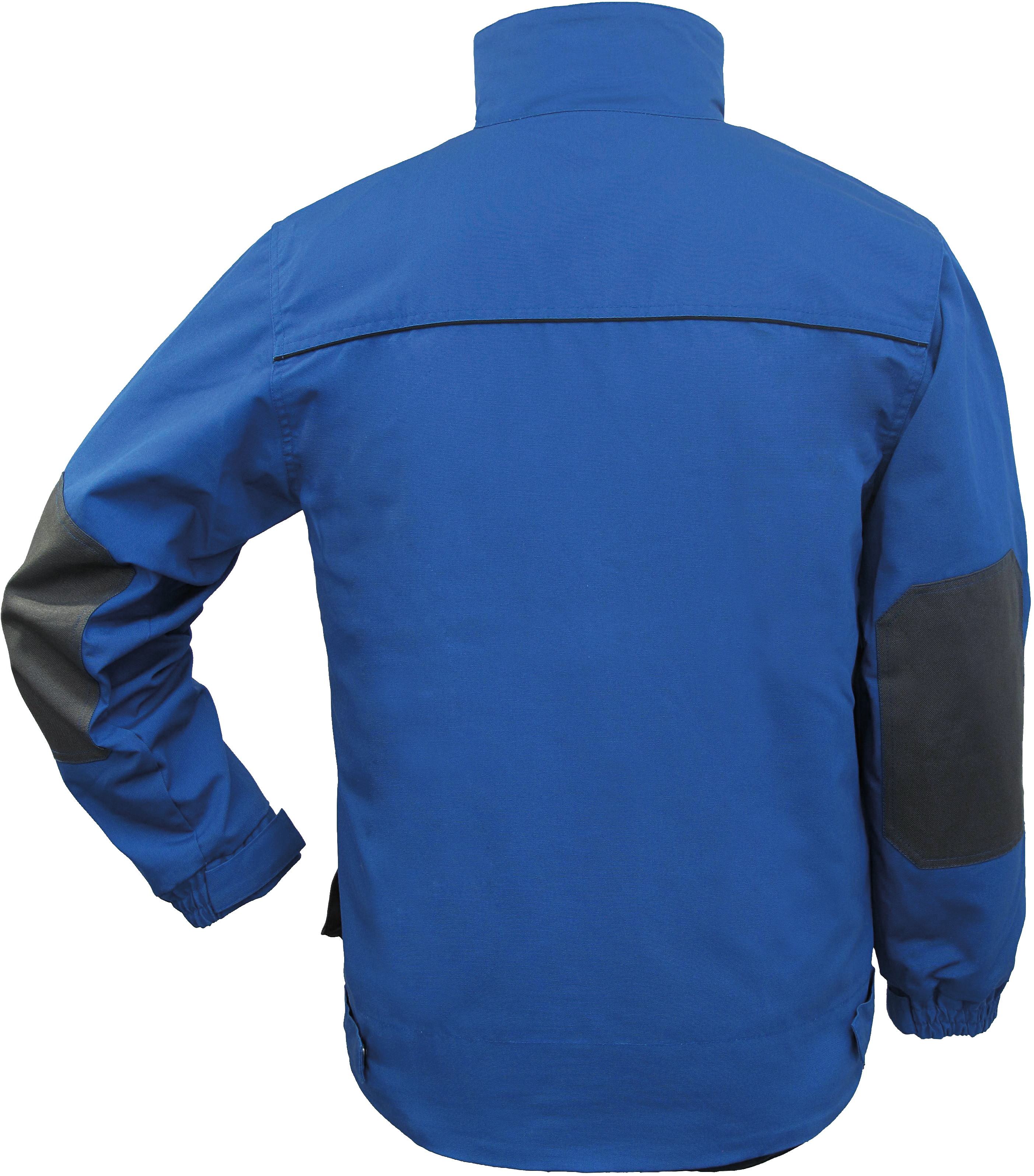 TRIUSO Jacke blau/grau Gr.M 270g 65% Polyester / 35% BW