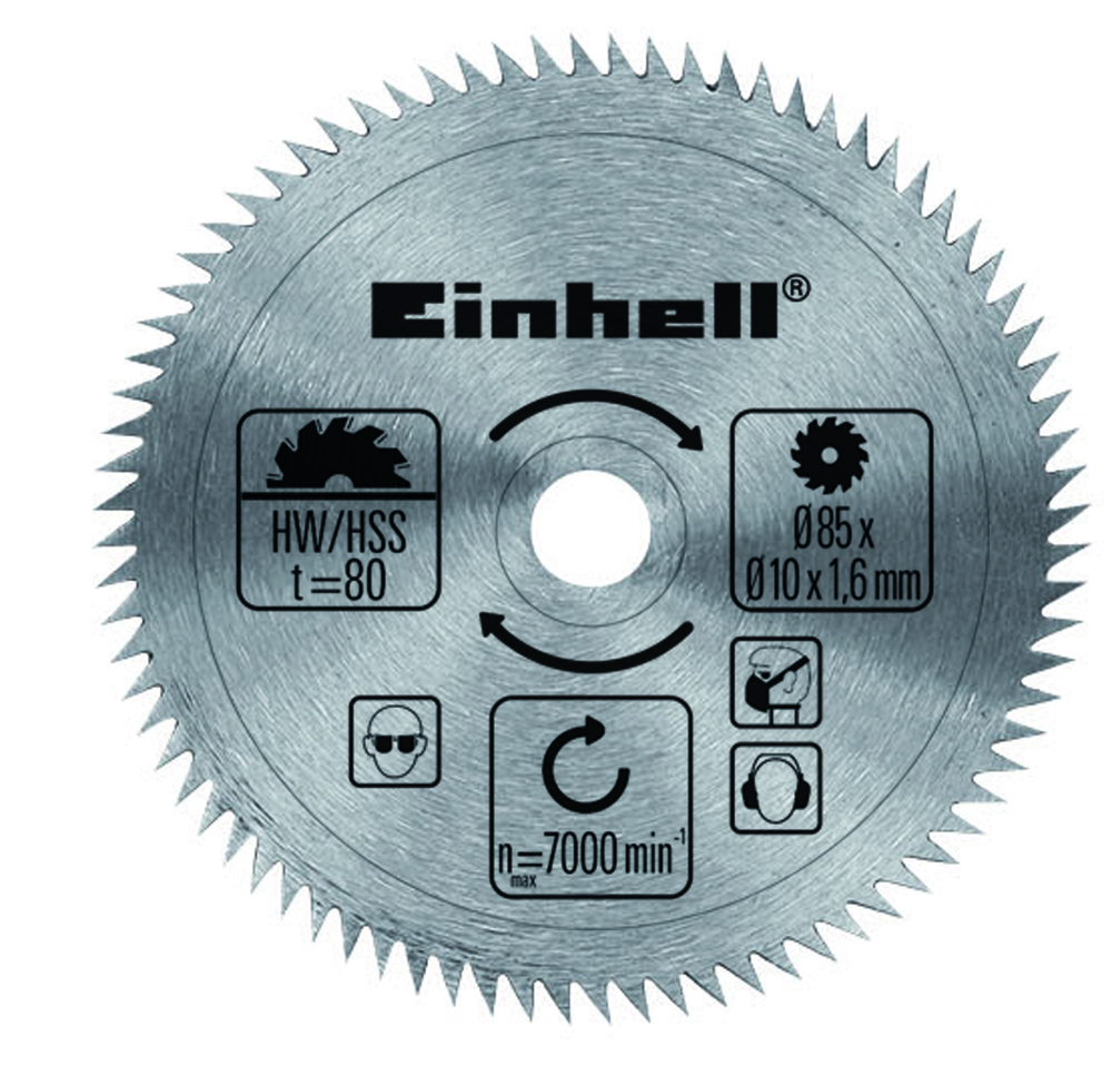 EINHELL Mini-Handkreissägen-Set TC-CS 860/1 Kit 