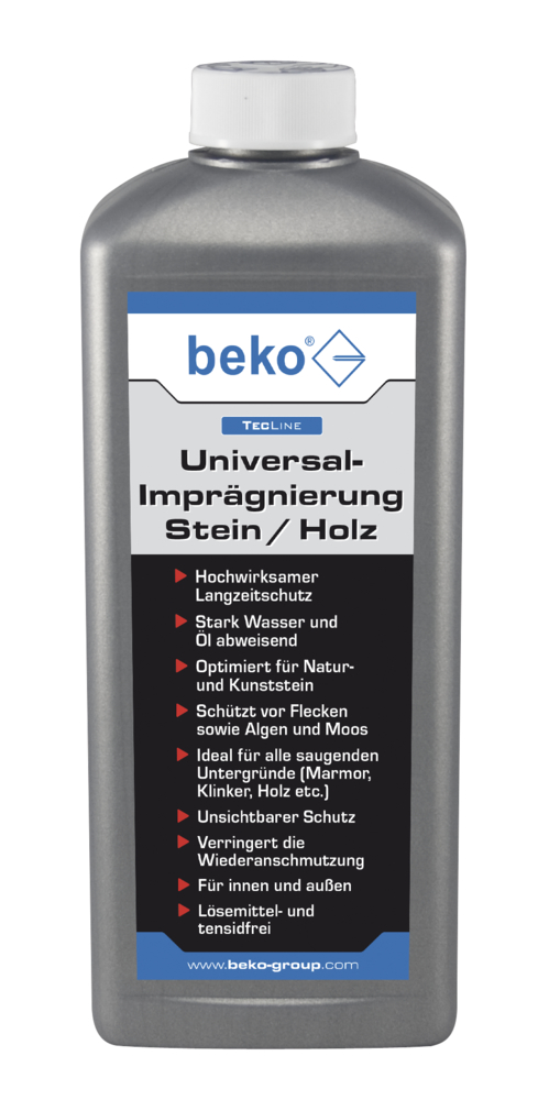 BEKO GMBH - MONHEIM Universal-Imprägnierung TecLine 1000ml Stein/Holz