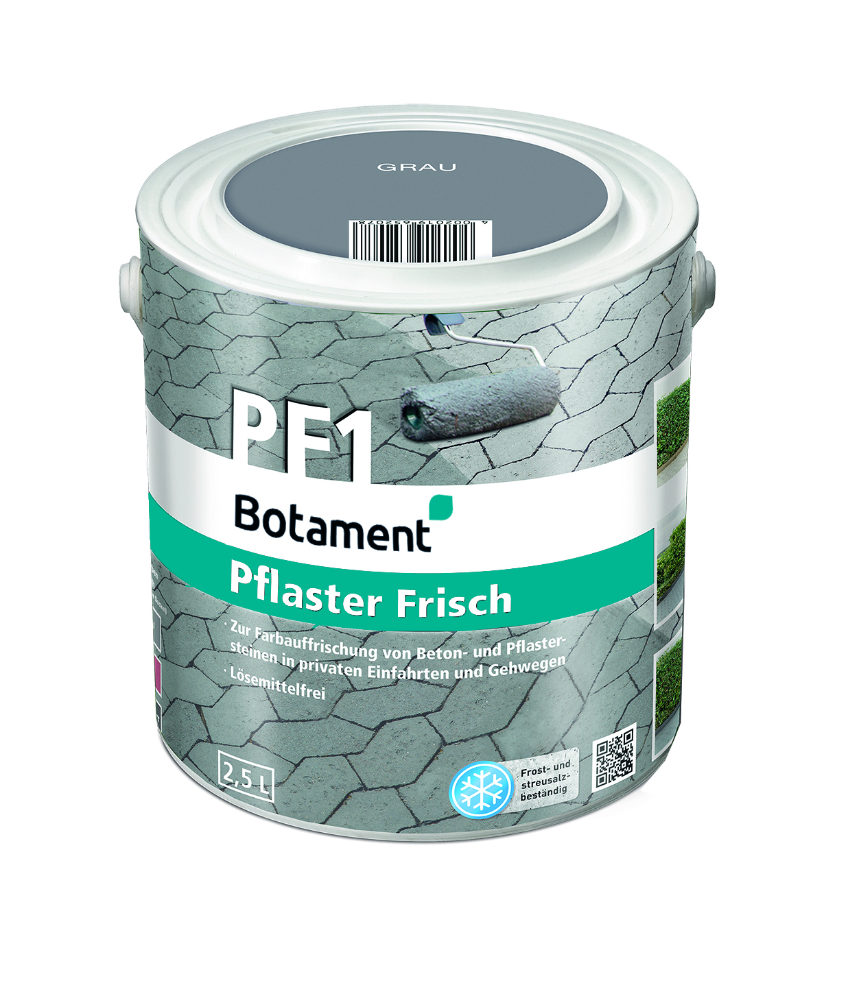 ZL OST BOTAMENT PF1 Pflaster Frisch grau 2,5l Lasur für Betonflächen