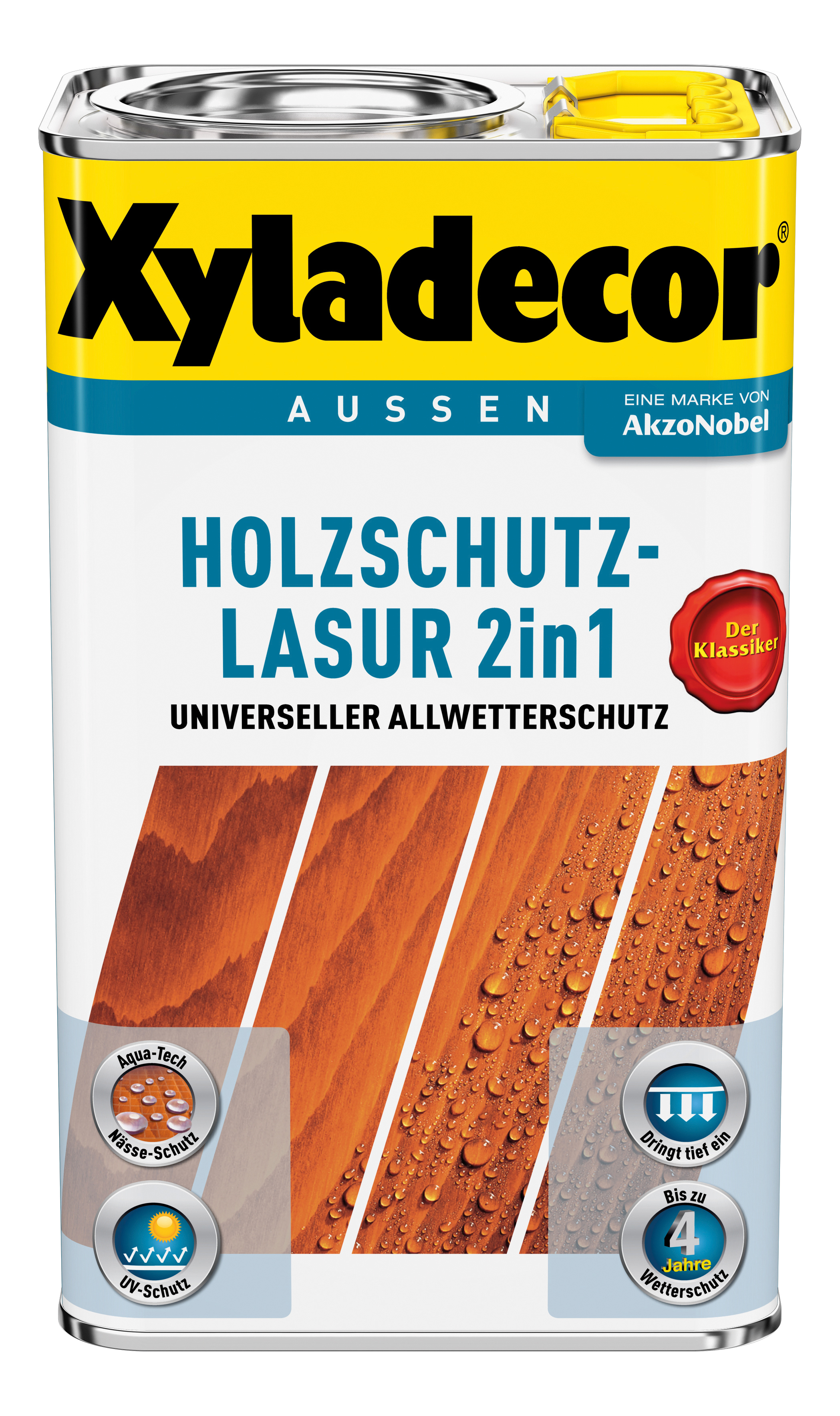 AKZO NOBEL DECO Holzschutzlasur lh farblos 2,5L Xyladecor