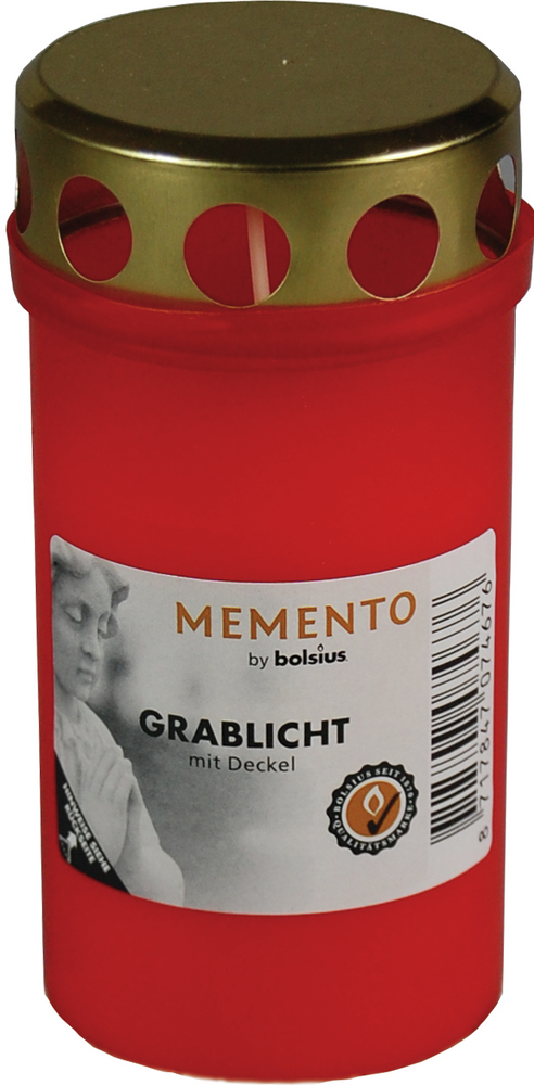 BOLSIUS DEUTSCHLAND GMBH - ESSEN Dauerbrenner Nr. 3 mit Deckel rot 
