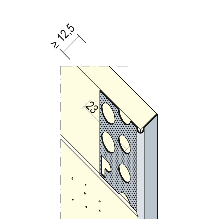 PROTEKTOR Abschlussprofil TB 9299 12,5mm 3m 