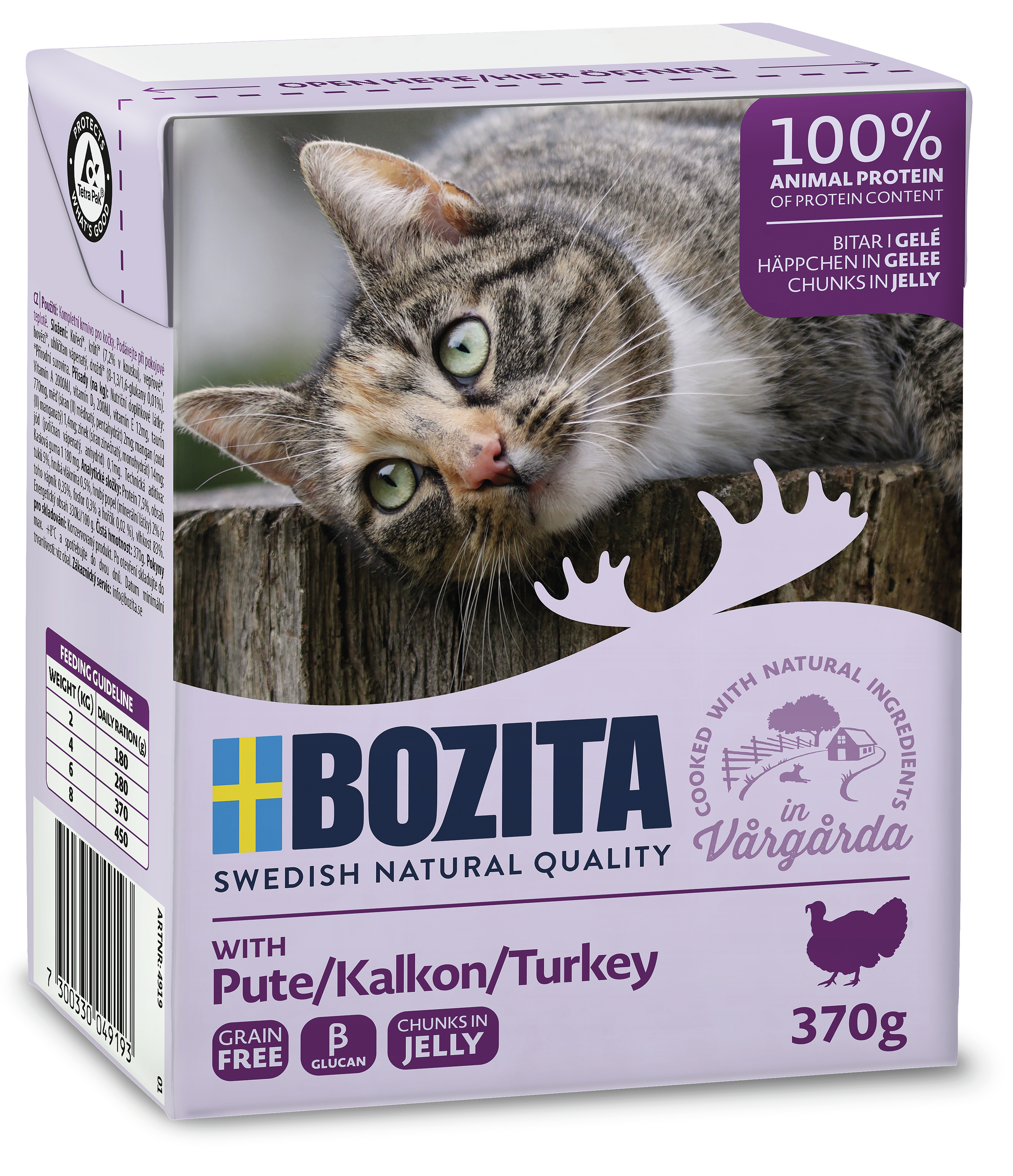 BTG BETEILIGUNGS GMBH Boz Cat TP Häpp. Ge. Pute 370g Tetra Pack