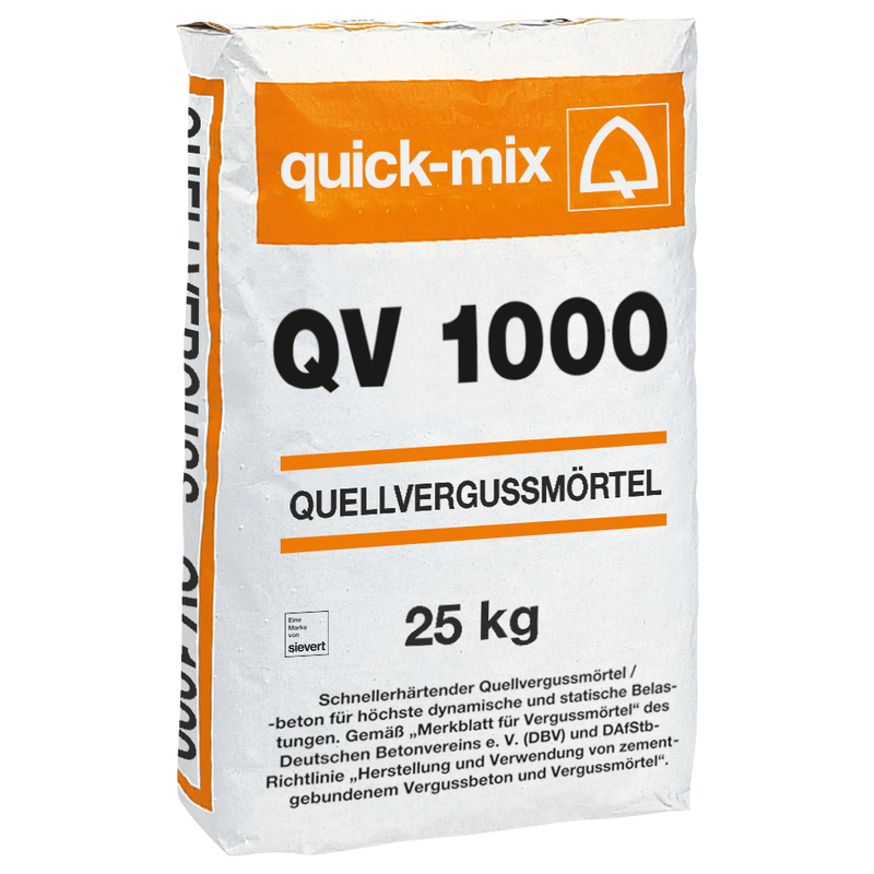 QUICKMIX Quellvergußmörtel QV 1000-4 0-4mm 25kg 