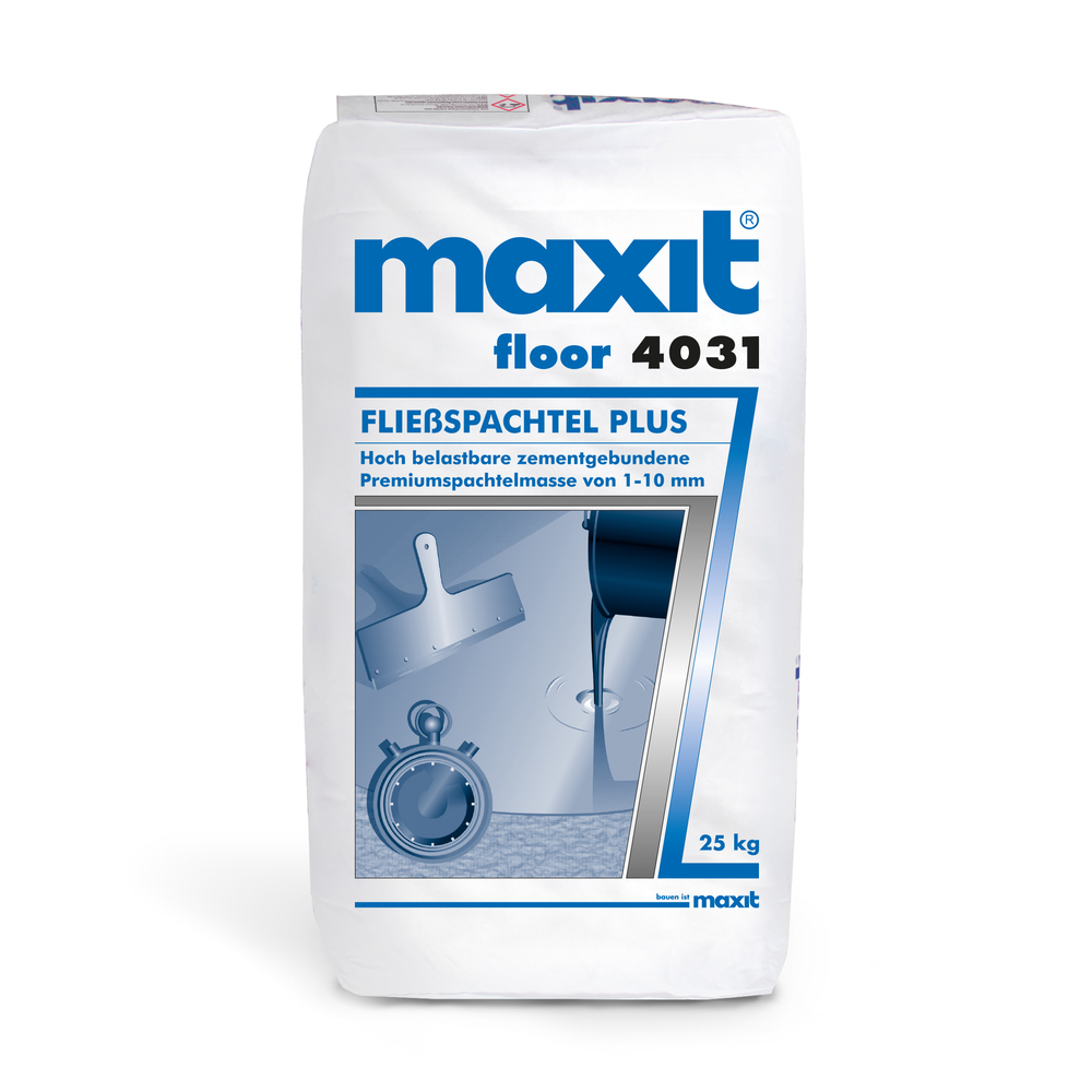 MAXIT KRÖLPA maxit floor 4031 Fließspachtel Plus 25kg Zement-Bodenspachtelmasse