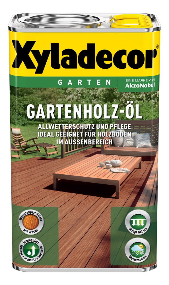 AKZO NOBEL DECO Xyladecor Gartenholz-Öl Natur hell 2,5l 