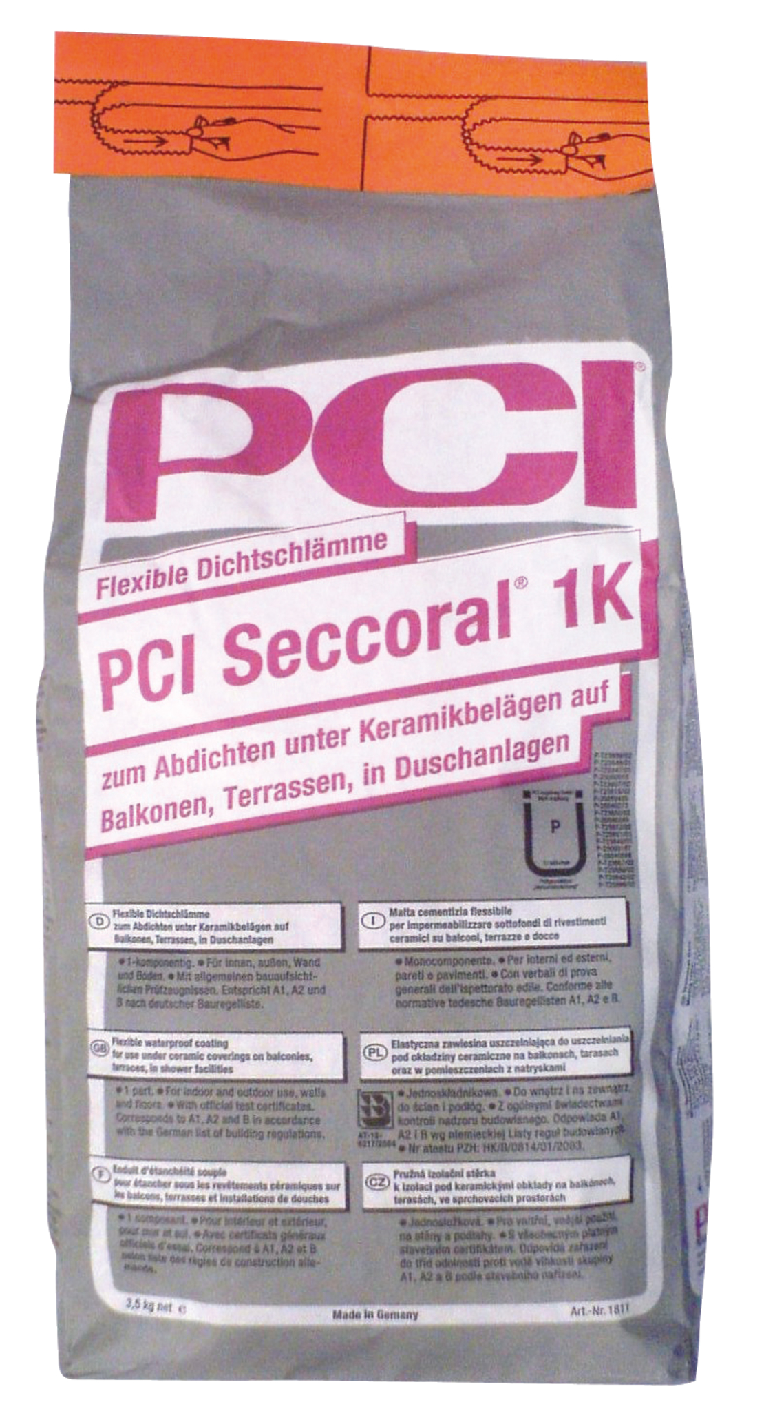 ZL OST PCI Seccoral 1K Dichtungsschlämme 3,5kg flexibel