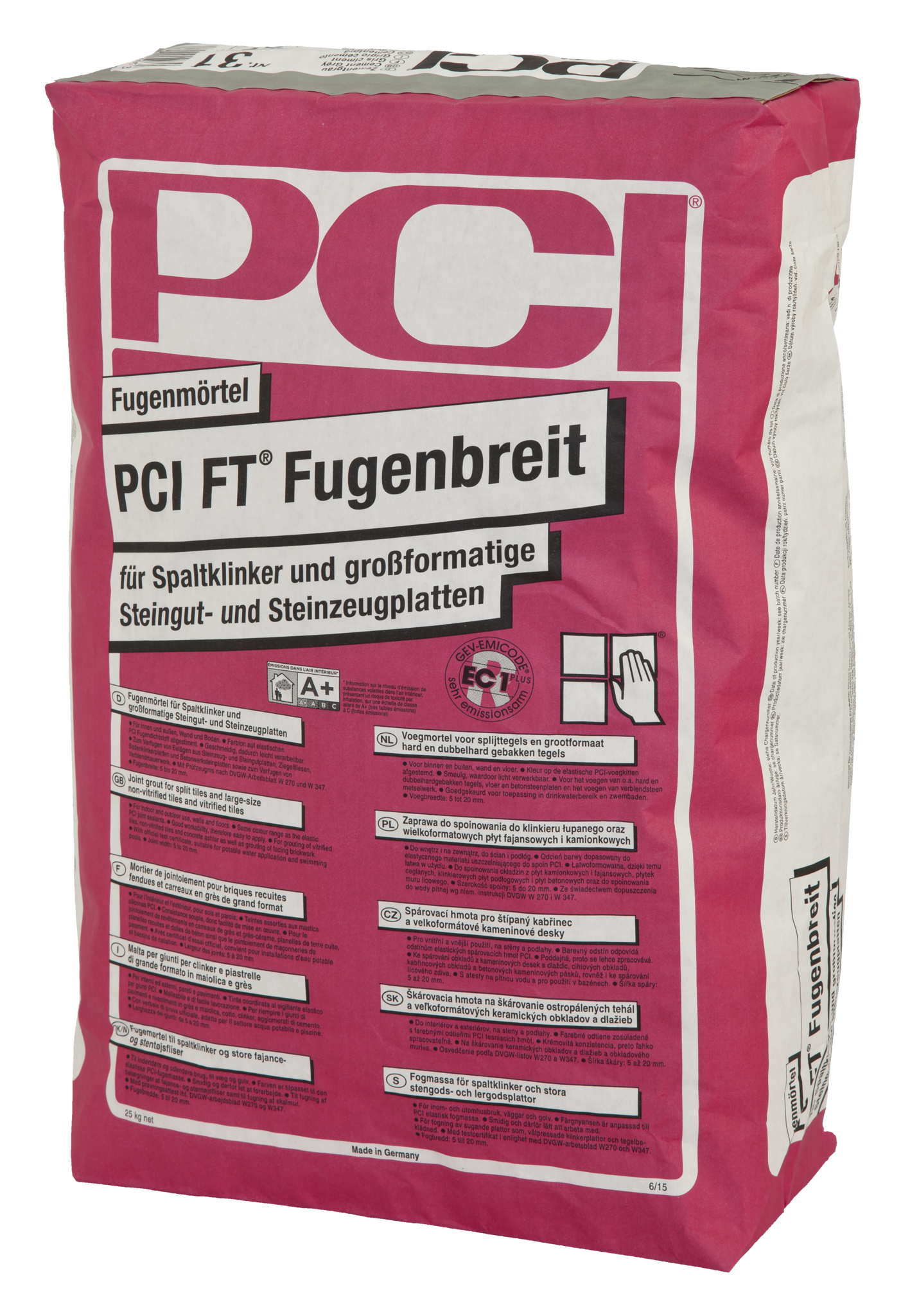 ZL OST PCI FT-Fugenbreit anthrazit Nr.47 25kg Fugenmörtel