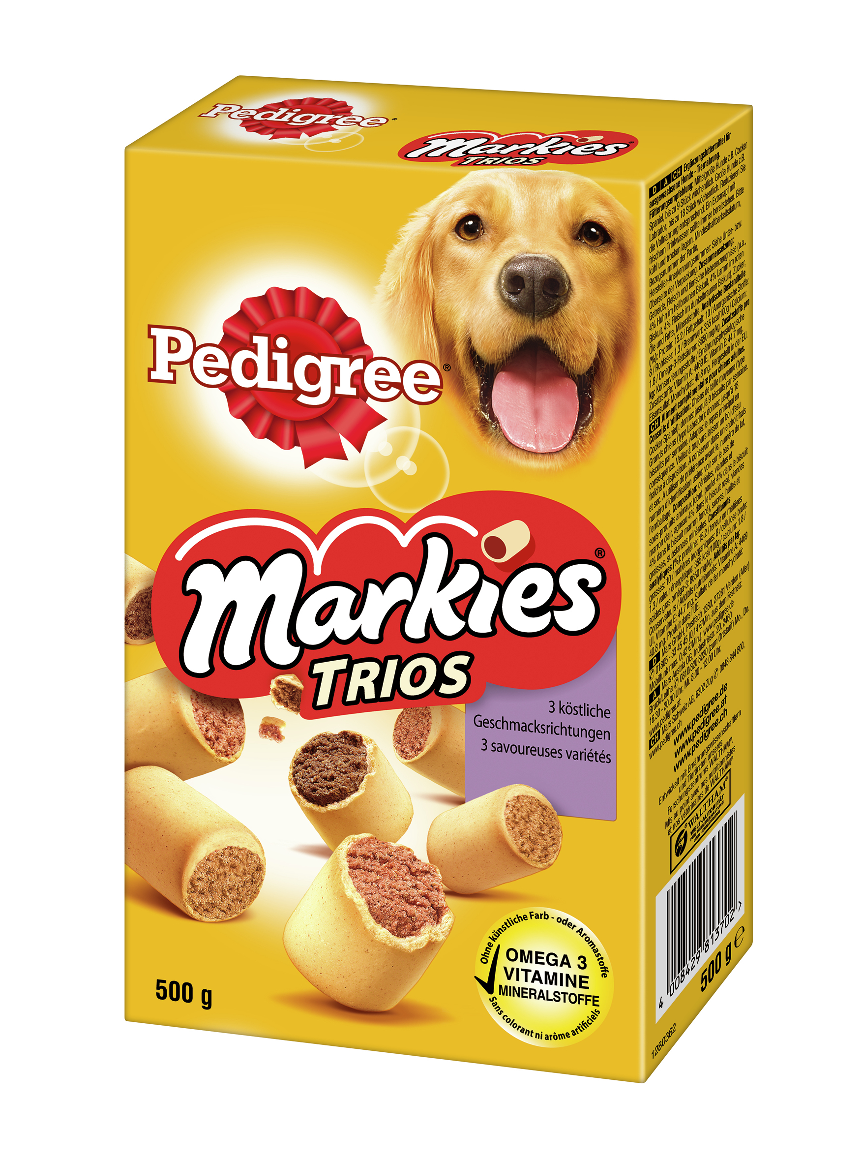 BTG BETEILIGUNGS GMBH Ped Snack Markies Trios 500g 