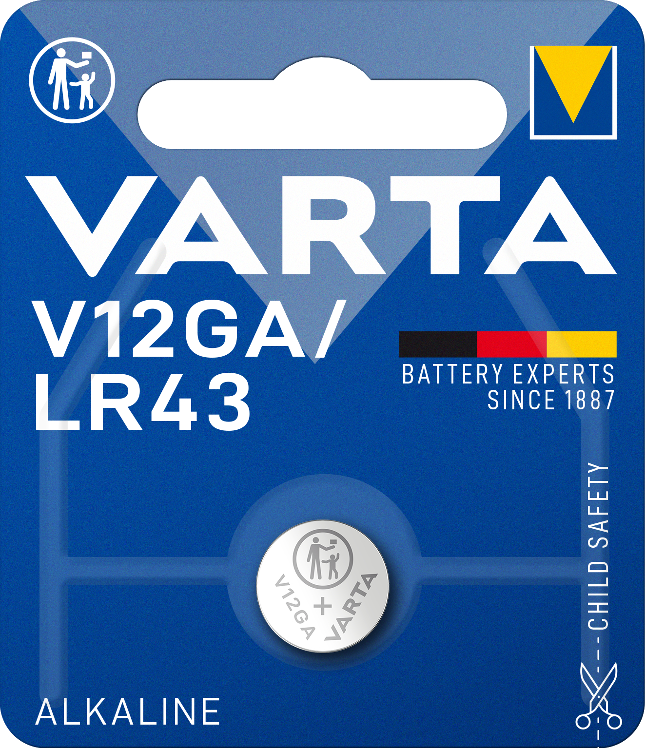 VARTA - Knopfzelle Elec. V12GA/LR43 1,55V 1er Varta im Blister