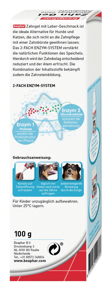 BEAPHAR Dog-A-Dent Zahngel 100g Hund