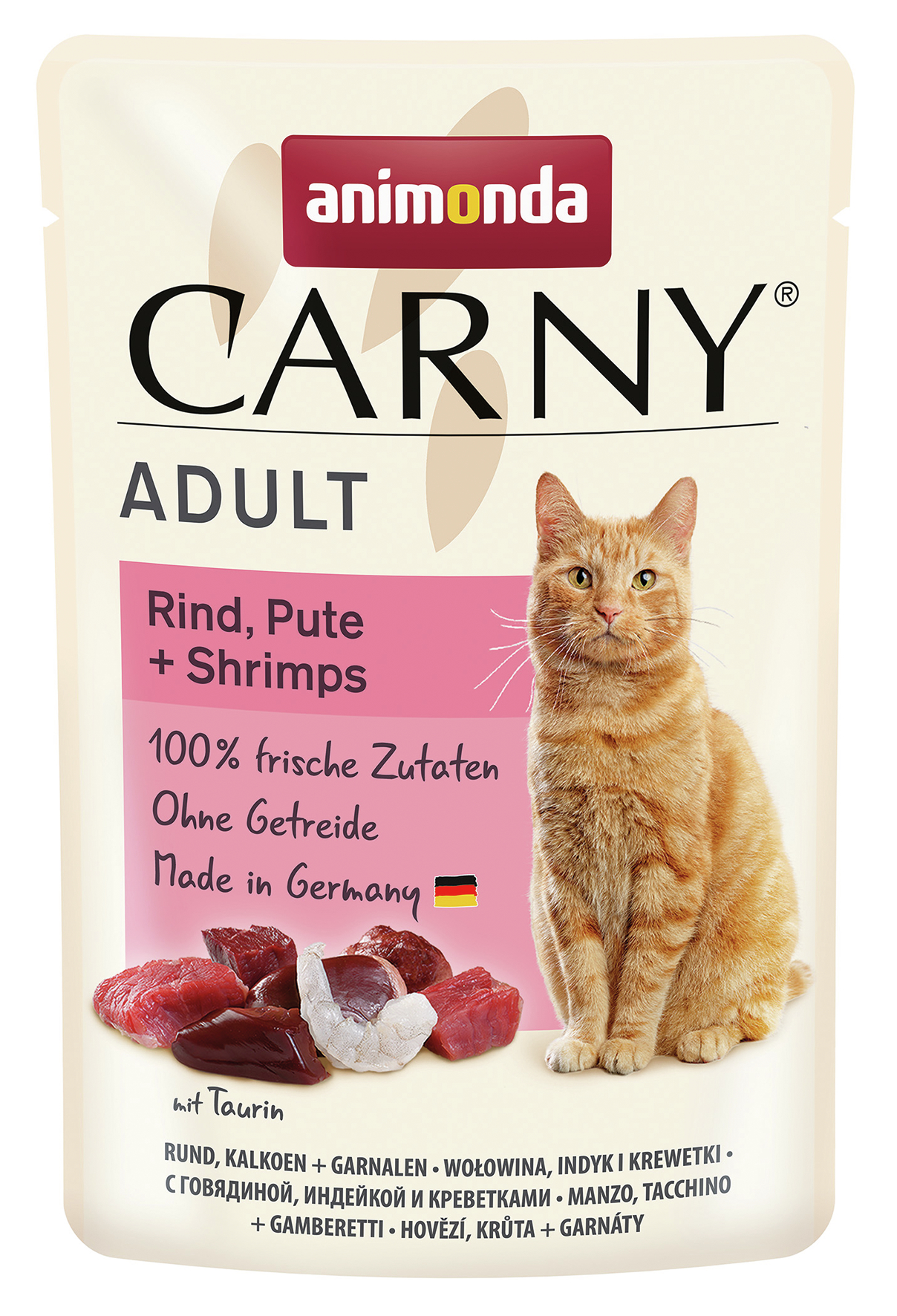 BTG BETEILIGUNGS GMBH Ani.Cat Carny Ad.RindPute+Shrim.85g 