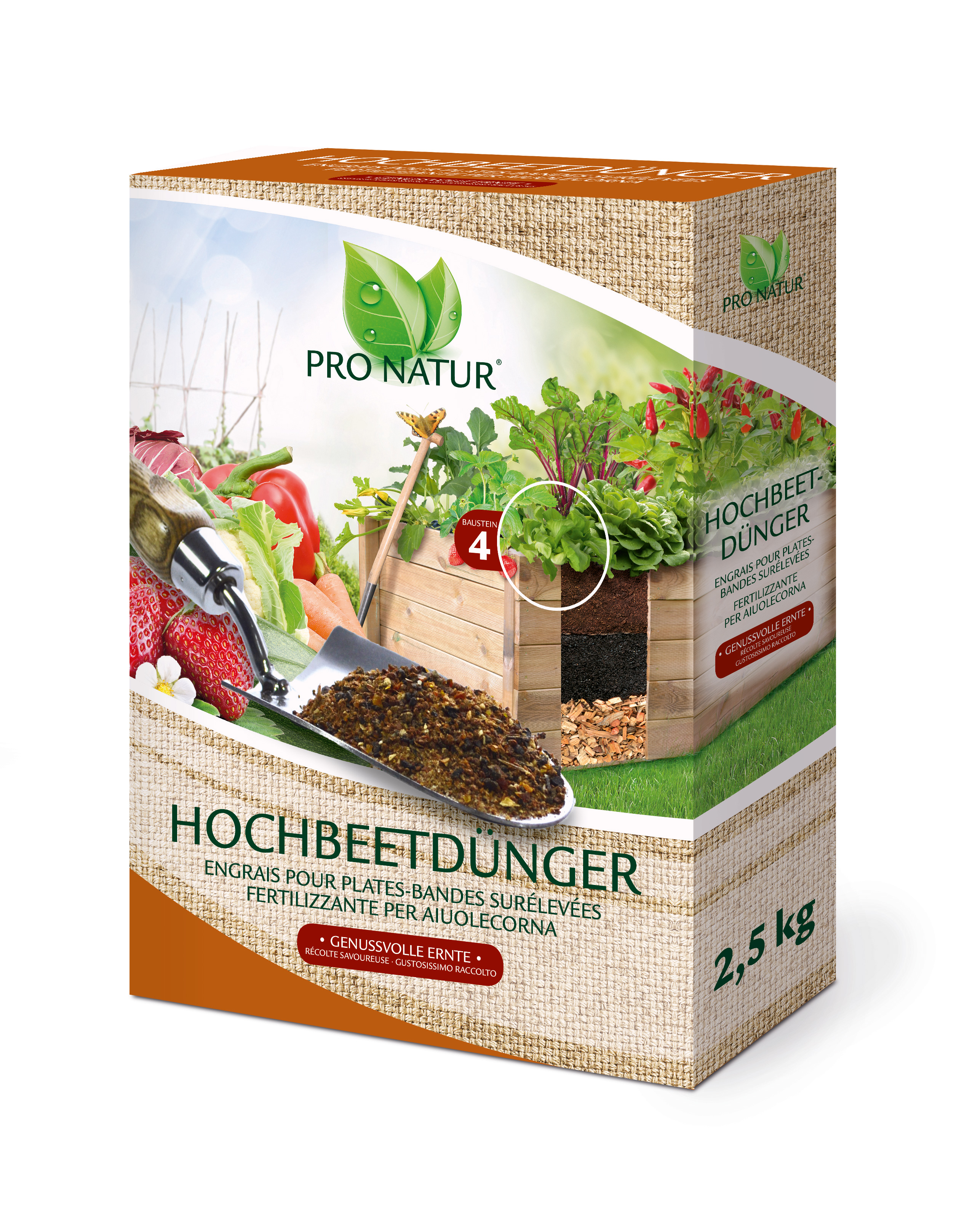 ZL OST Pro Natur Hochbeetdünger 2,5kg NPK 7+4+7 organisch-mineralisch