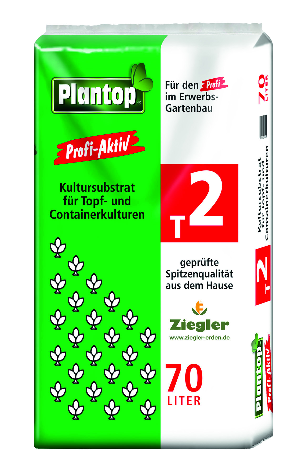 GREGOR ZIEGLER GMBH Plantop Profi Aktiv Substrat T2 70l für Topf - und Containerkulturen