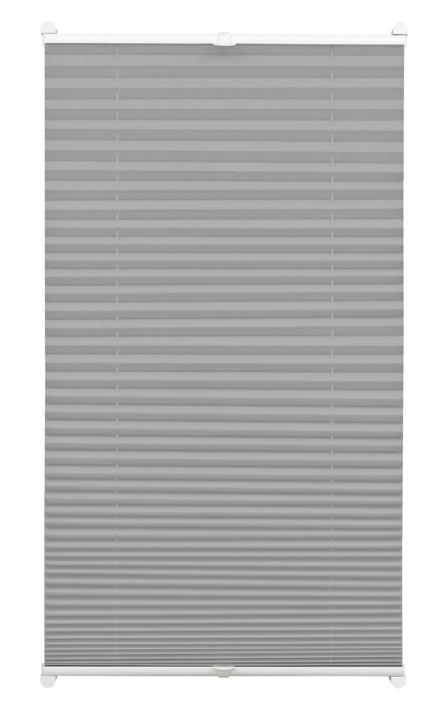 GARDINIA - Plissee EasyFix schiefer 40x130cm mit 2 Bedienschienen