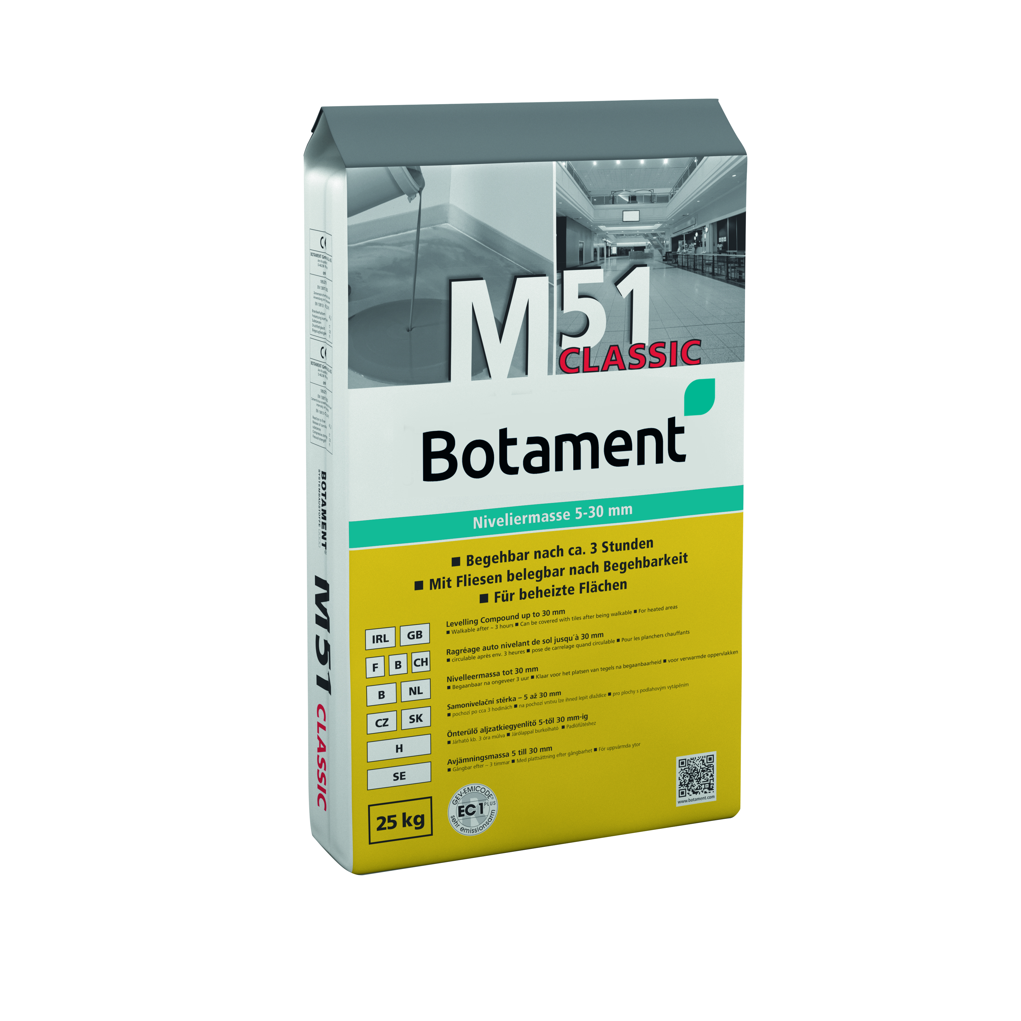 BOTAMENT BOTAMENT M 51 Nivelliermasse 5-30mm 25kg 