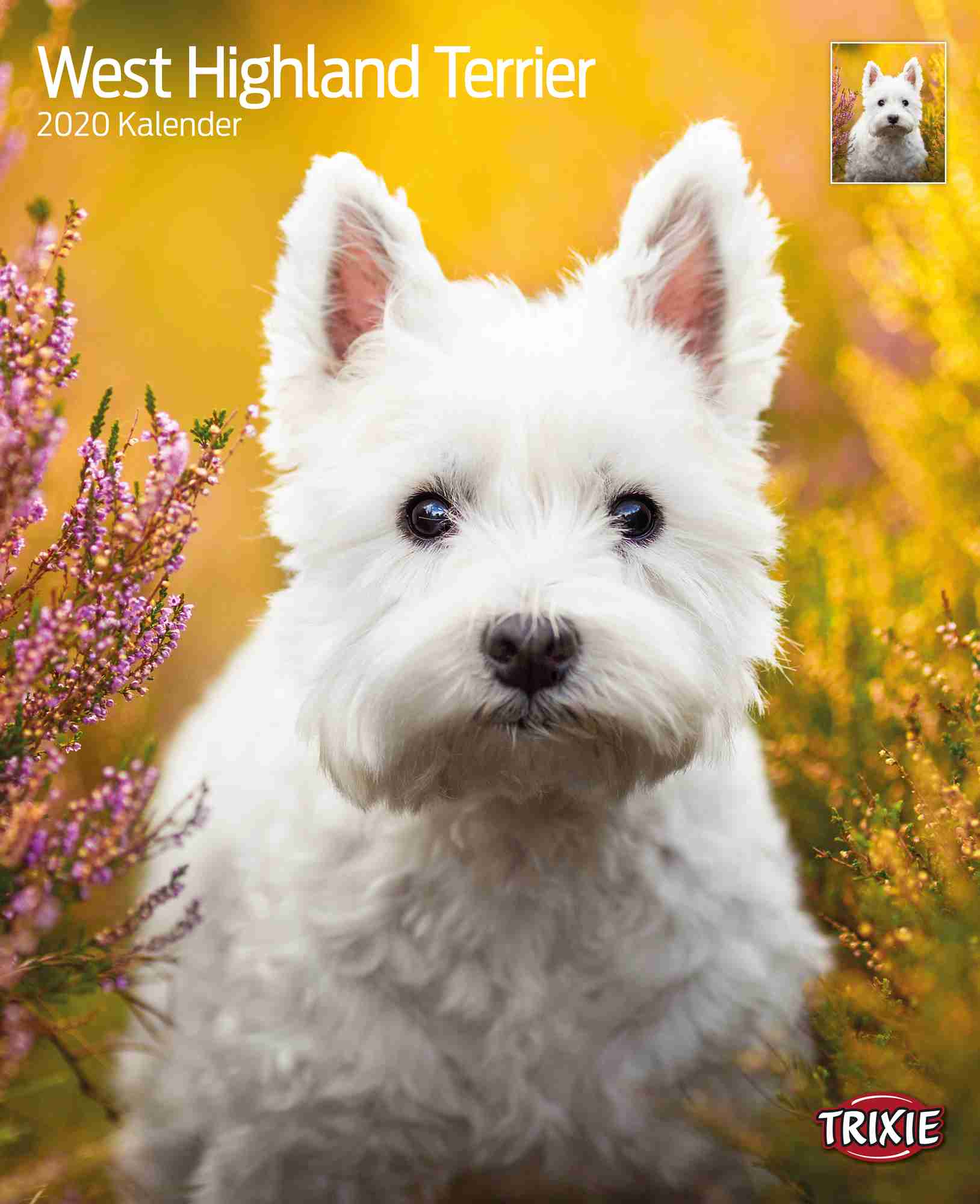 TRIXIE HEIMTIERBEDARF Kalender West Highland Terrier Hund