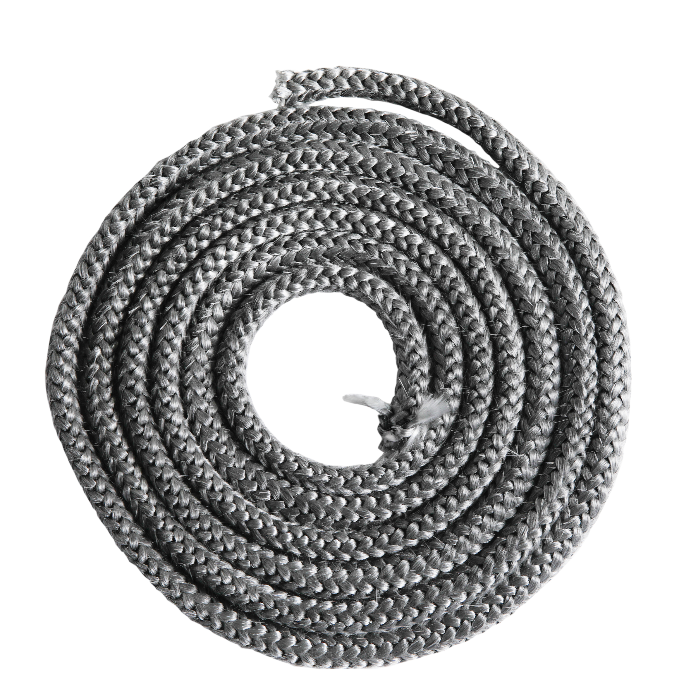 TESTRUT (DE) GMBH - WESEL Glasstrickschnur anthrazit Ø12mm 2m m.Kleber