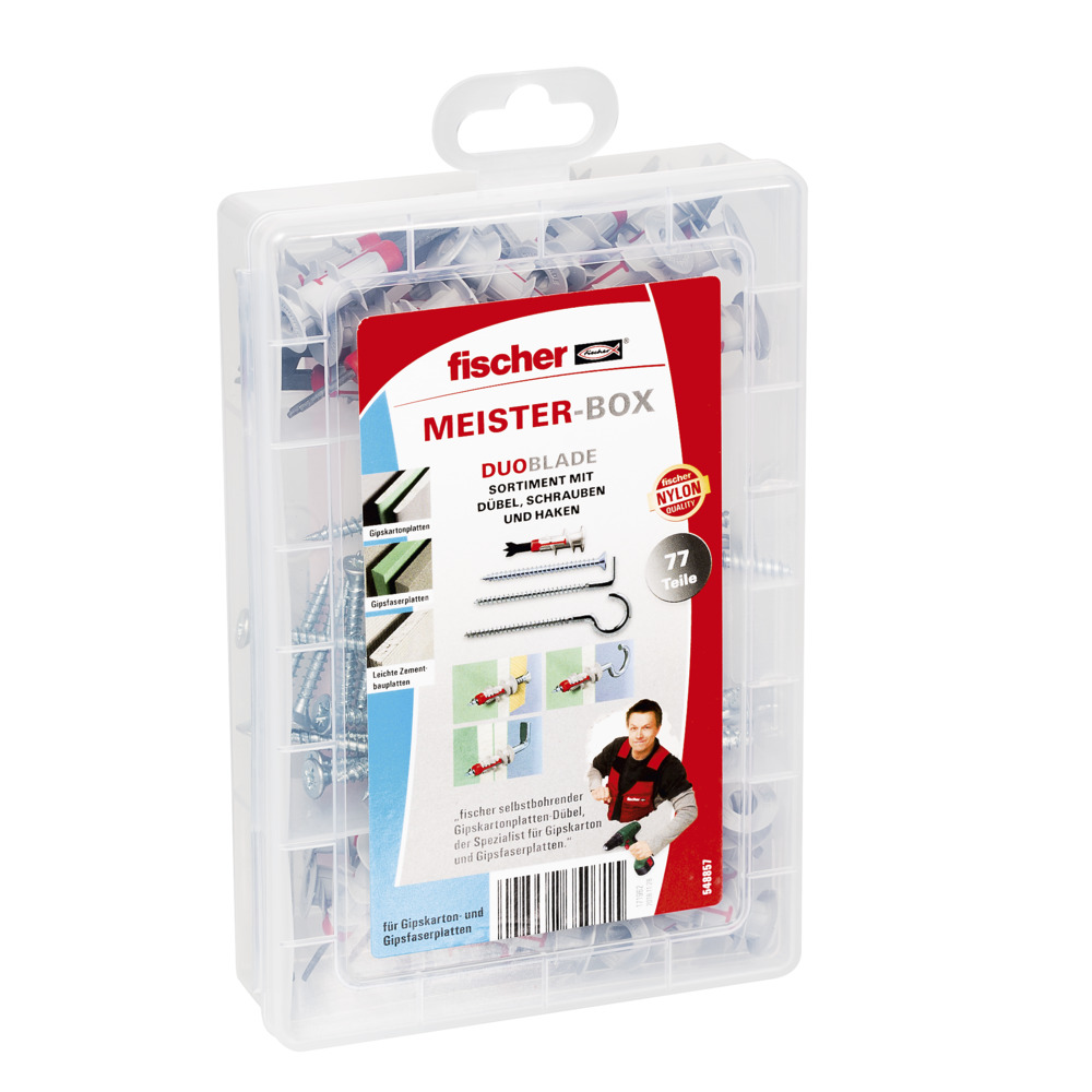 FISCHER Gipskartondübel Duoblade Meister-Box 