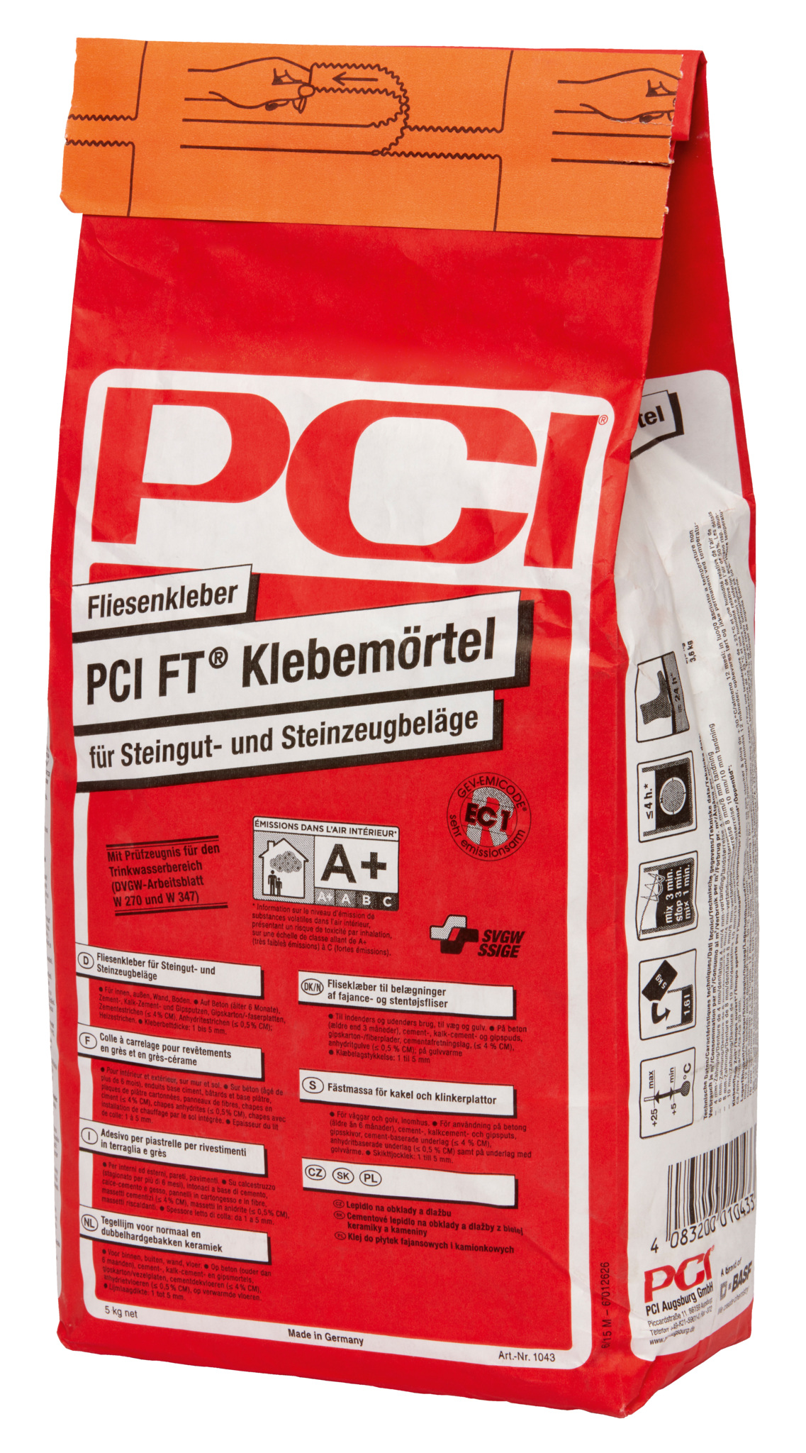 ZL OST PCI FT-Klebemörtel grau 5kg 