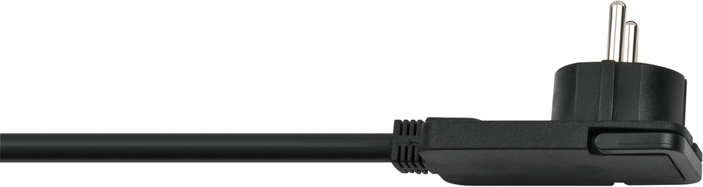 BRENNENSTUHL Steckdosenleiste Comfort Line 6-f. schw. 2m H05VV-F3G1.5 mit Flachstecker