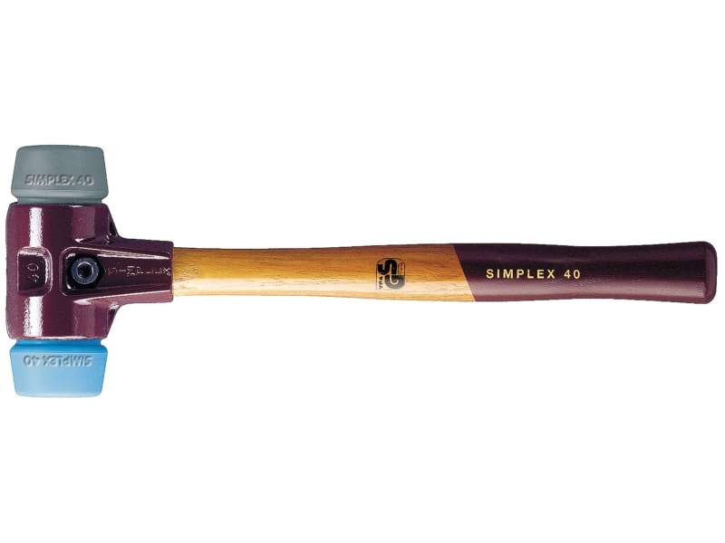 HANS WERNER GMBH & CO. KG WERKZEUGGROßHA Simplex-Hammer blau / grau  60mm 