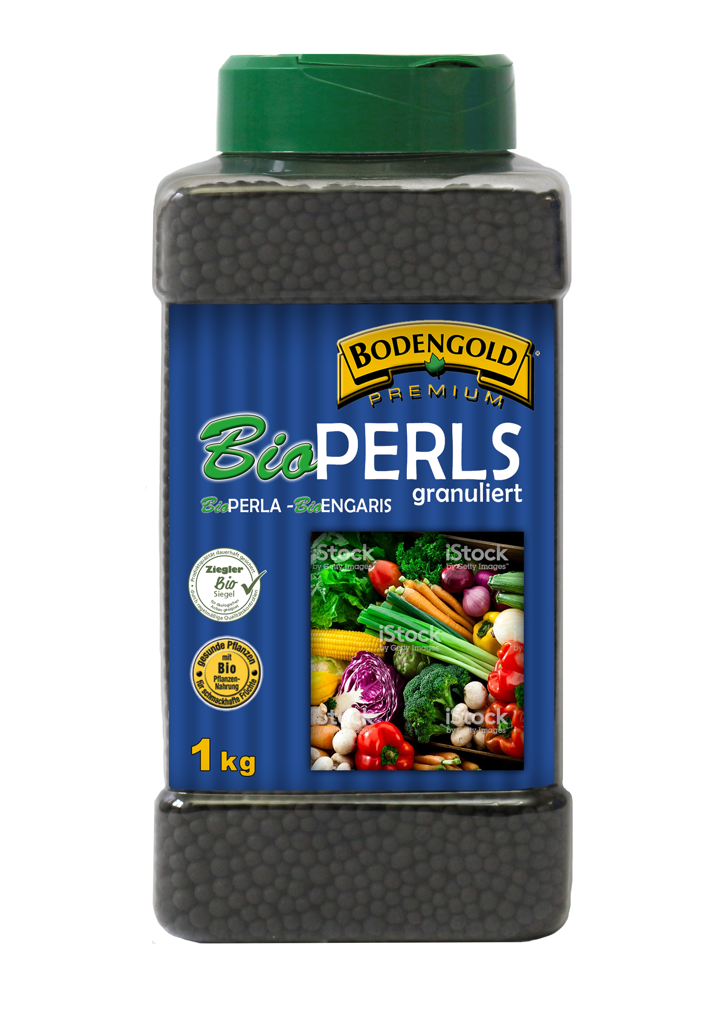 GREGOR ZIEGLER GMBH Bodengold BIO-Perls 1kg rein organisch und pflanzlich 12+1+3