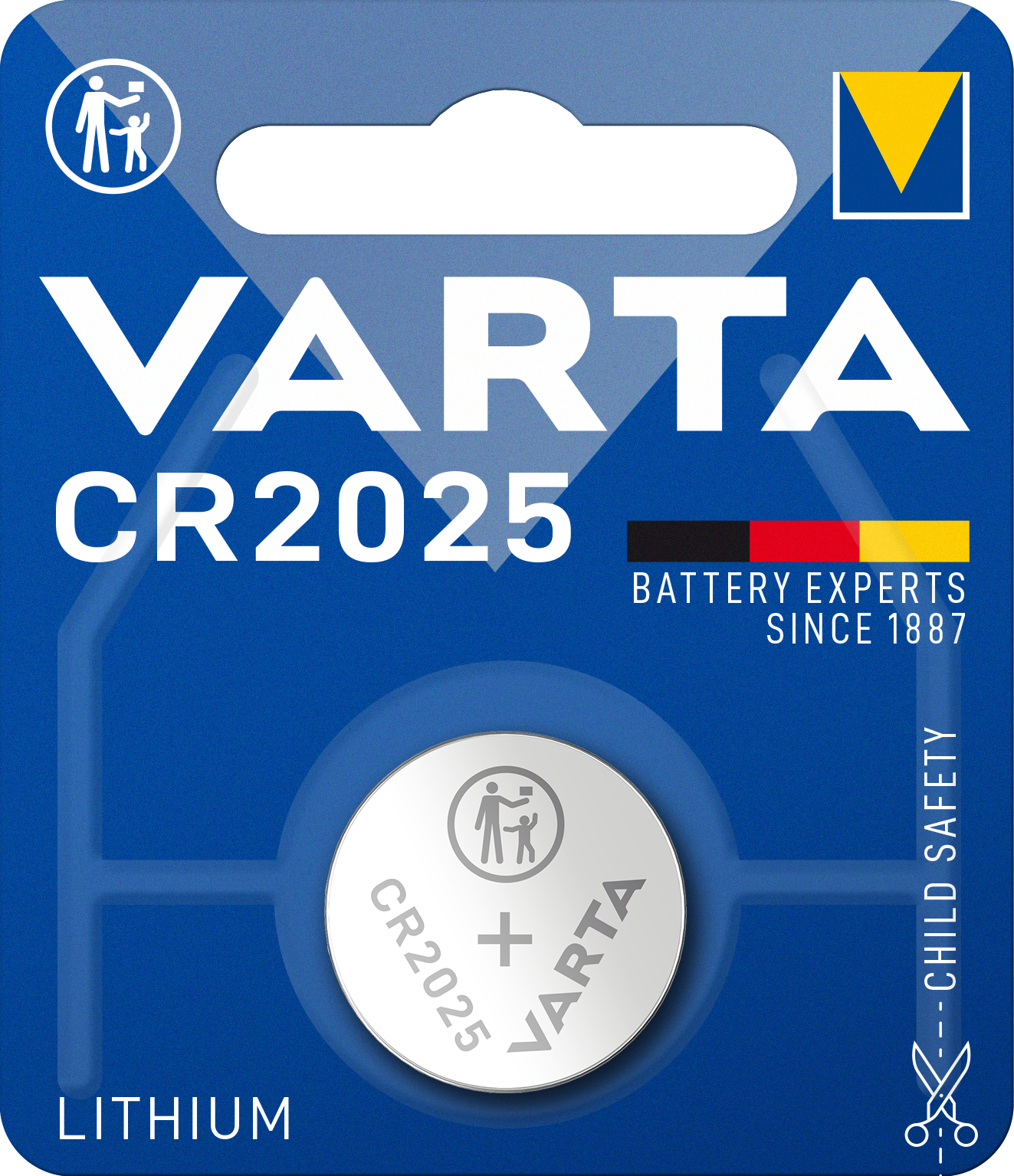 VARTA - Batterie VARTA Electronics CR2025  3,0V Lithium / 1er Blister